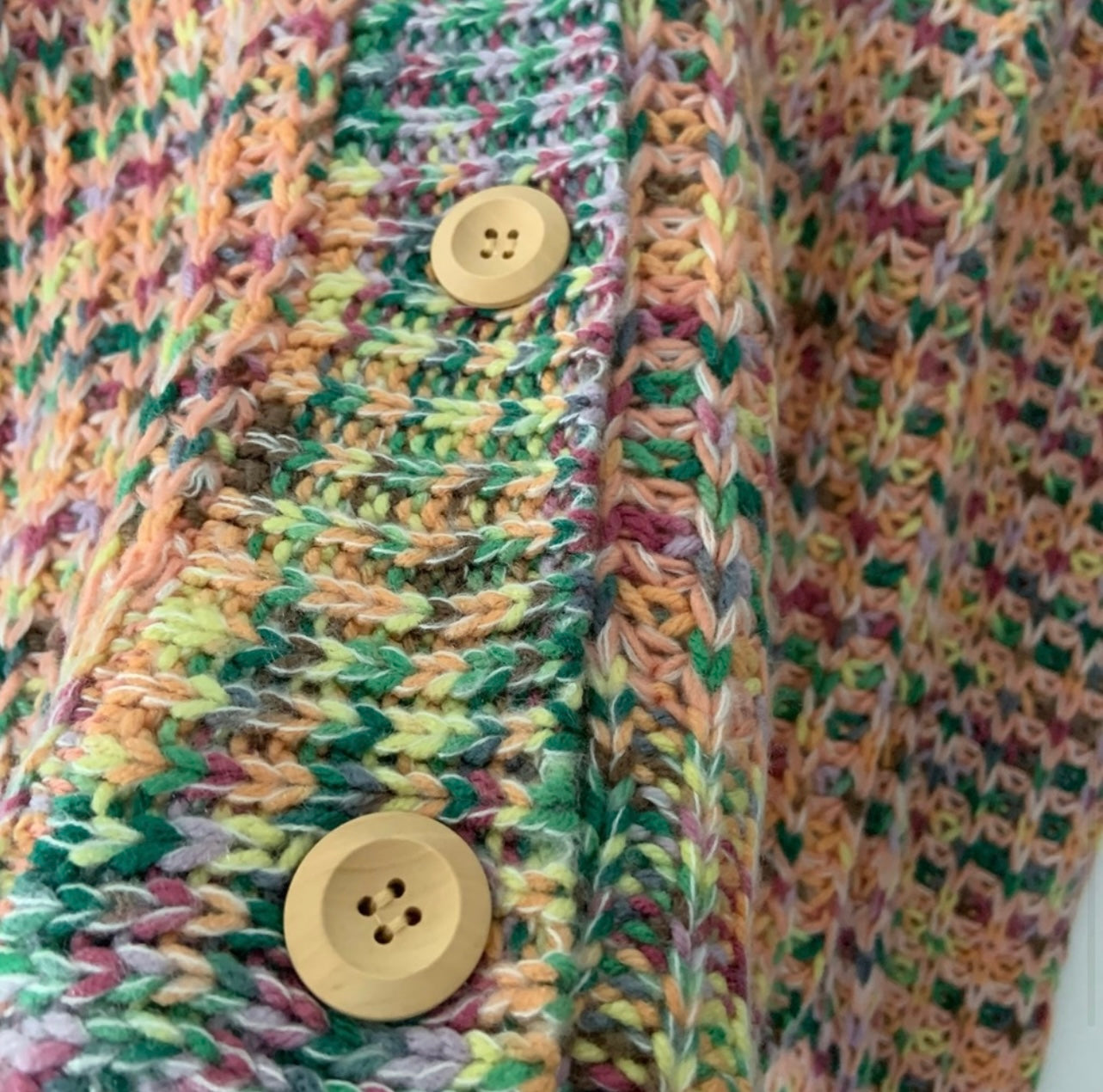 Candy Speckle Cardigan - S