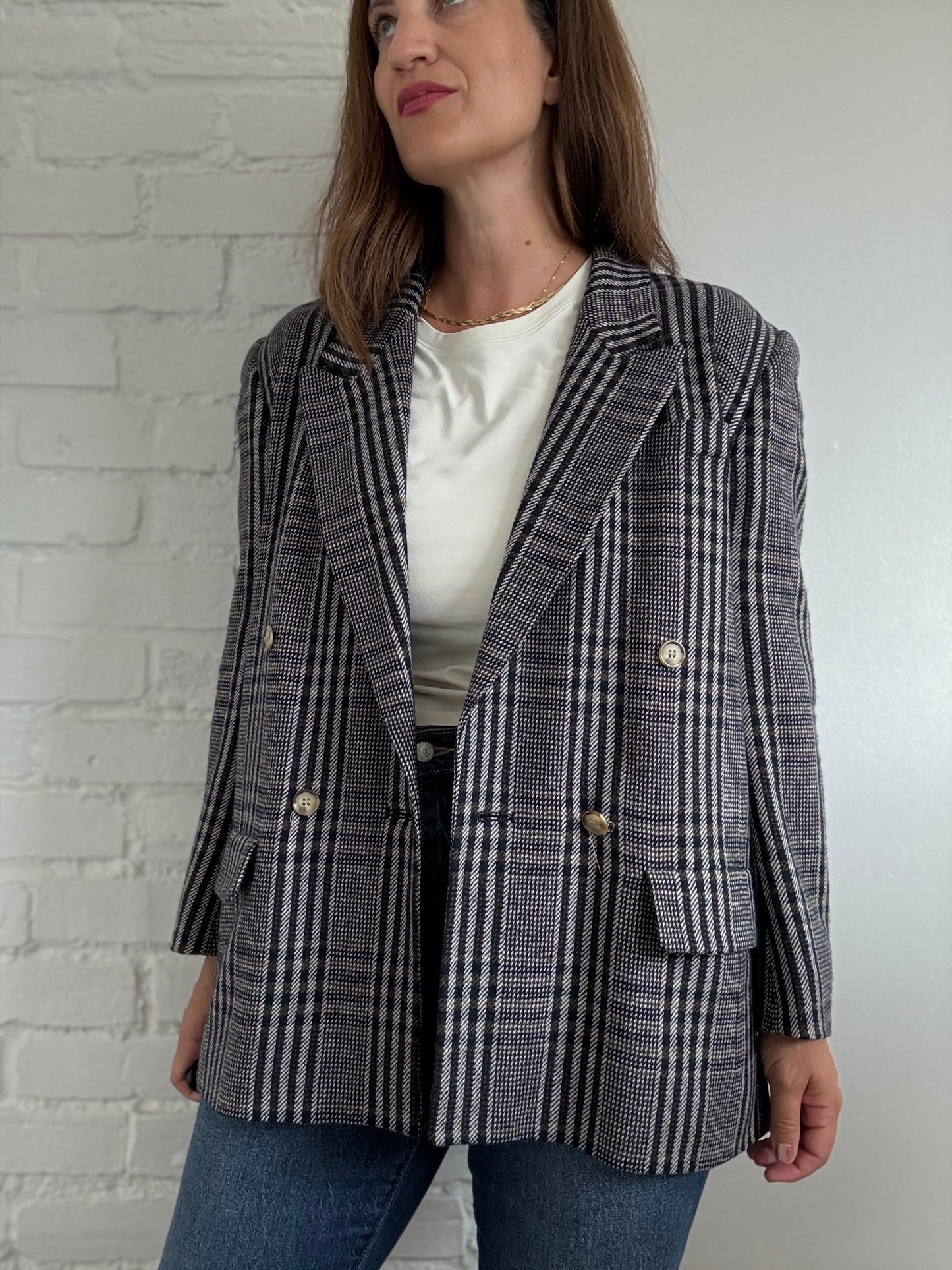 Henry White Dublin Wool Blazer - Size L