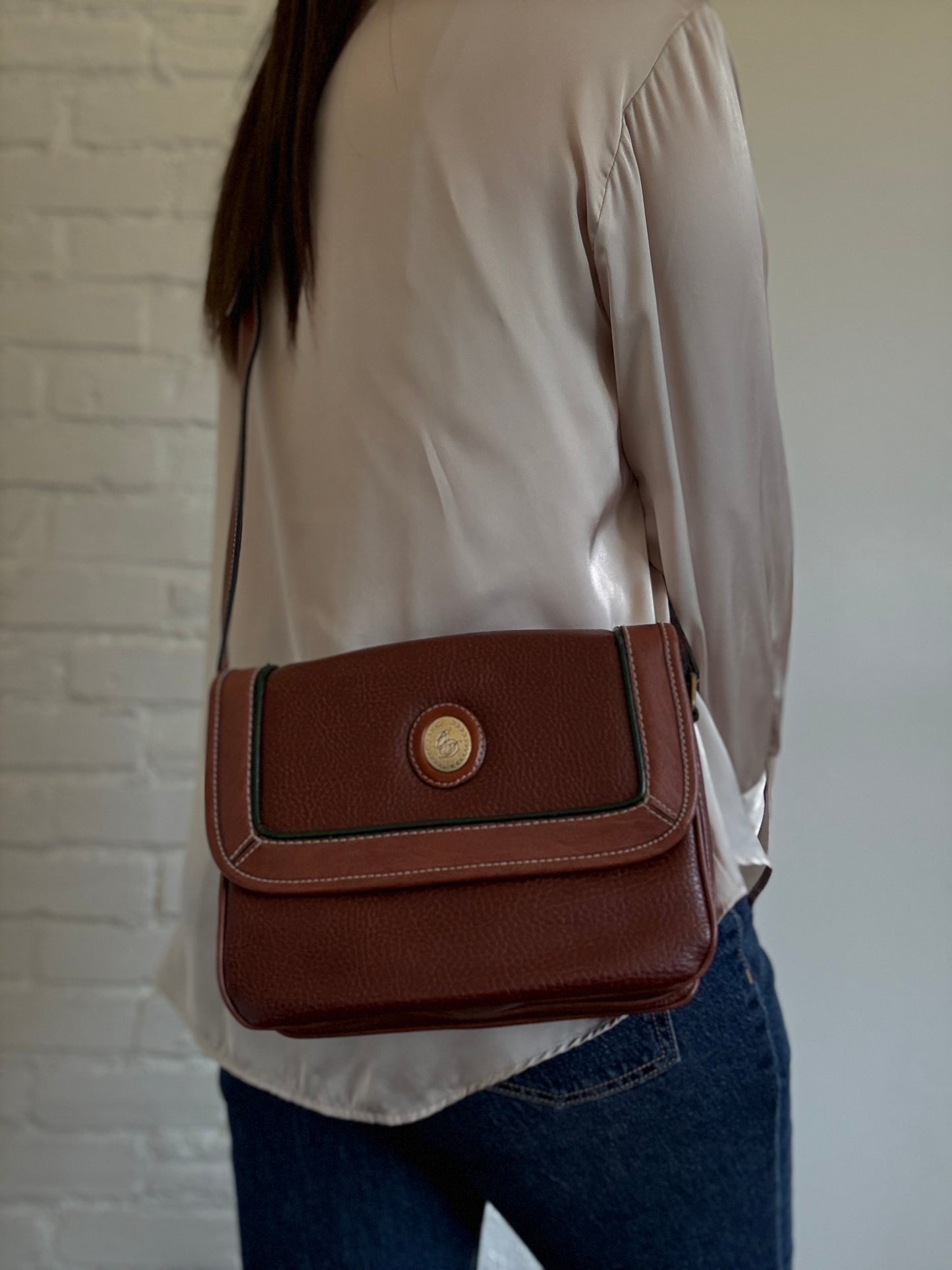 Camera Crossbody Faux Leather Purse