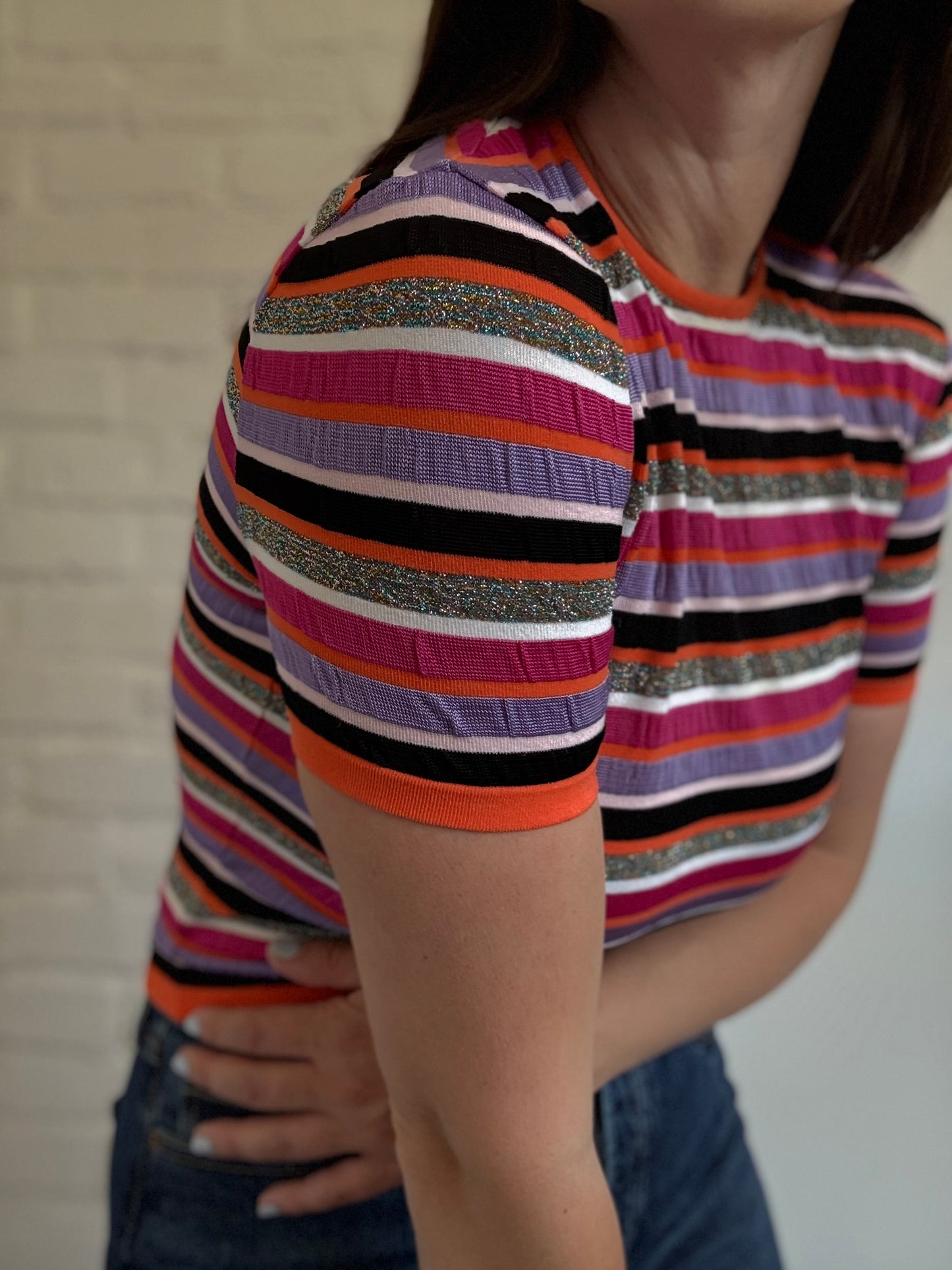 Bazar de Christian Lacroix Striped Tshirt - Size XS/S