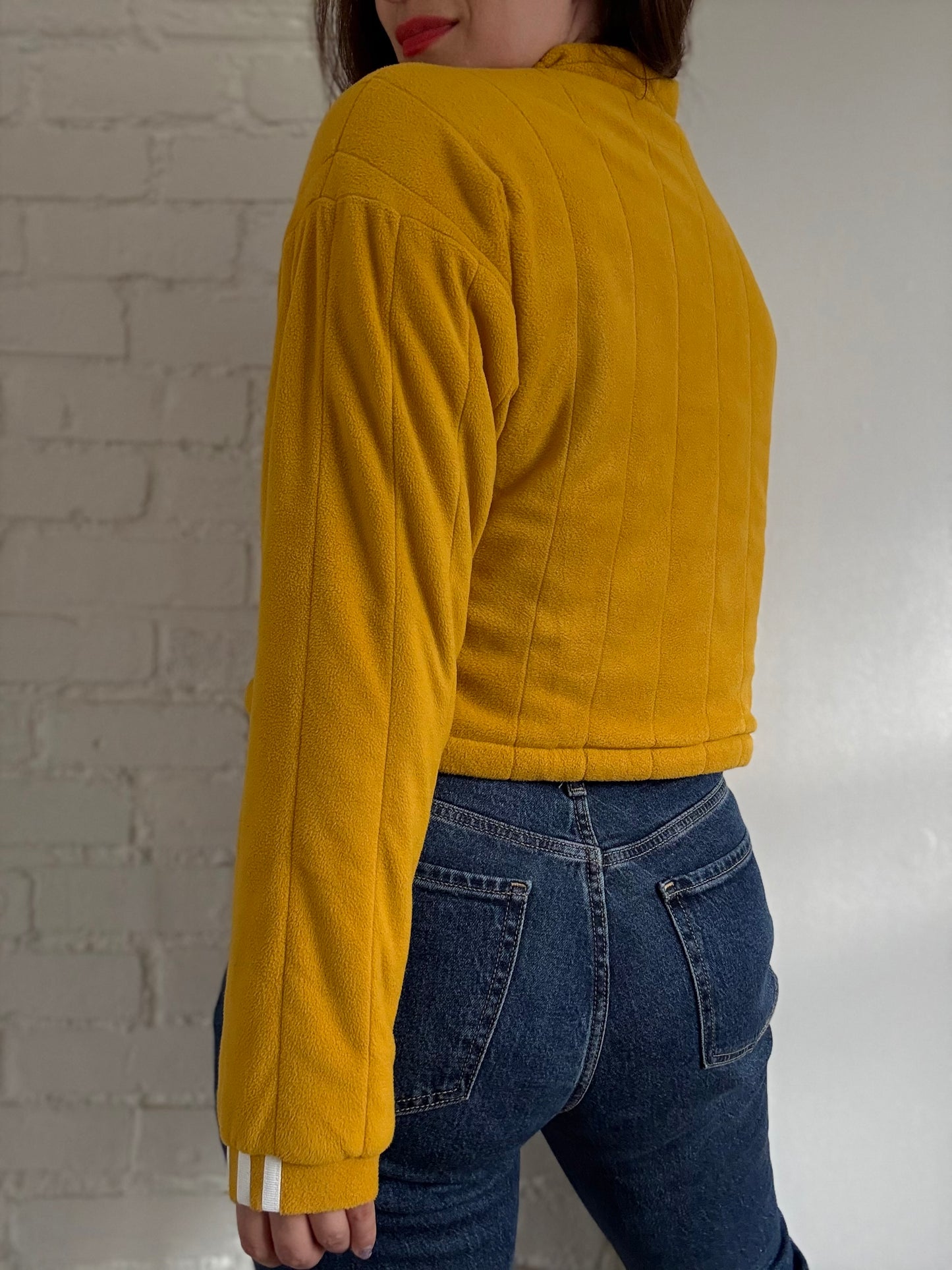 Adidas Ryv Quarter Zip Fleece - Size S