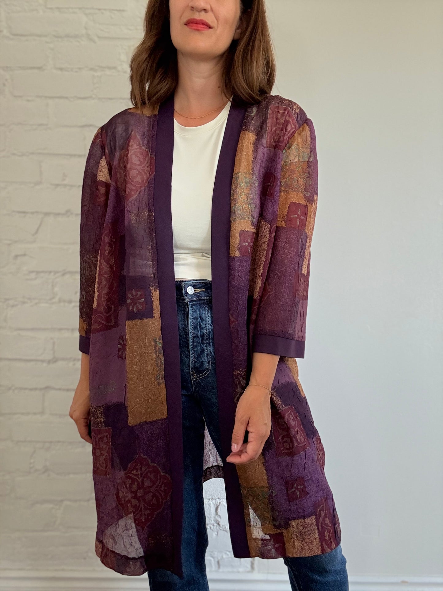 Sheer Duster Cardigan - Size L/XL