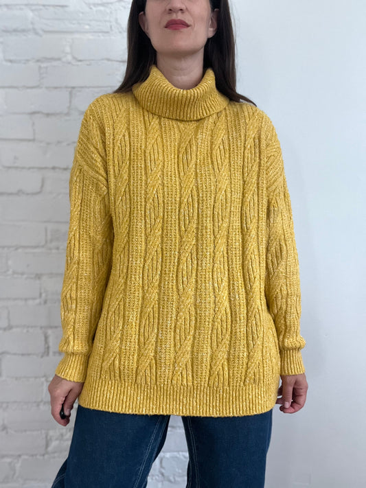Mustard Yellow Cozy Sweater - S