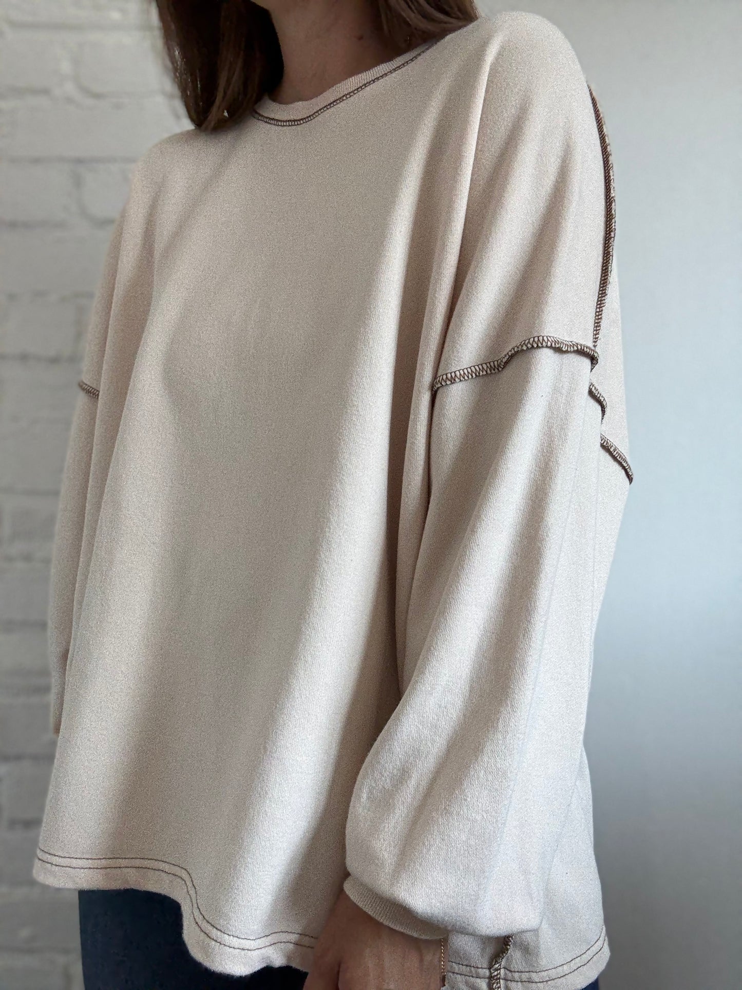 Frank + Oak Oversized Sweater - Size S (oversized)