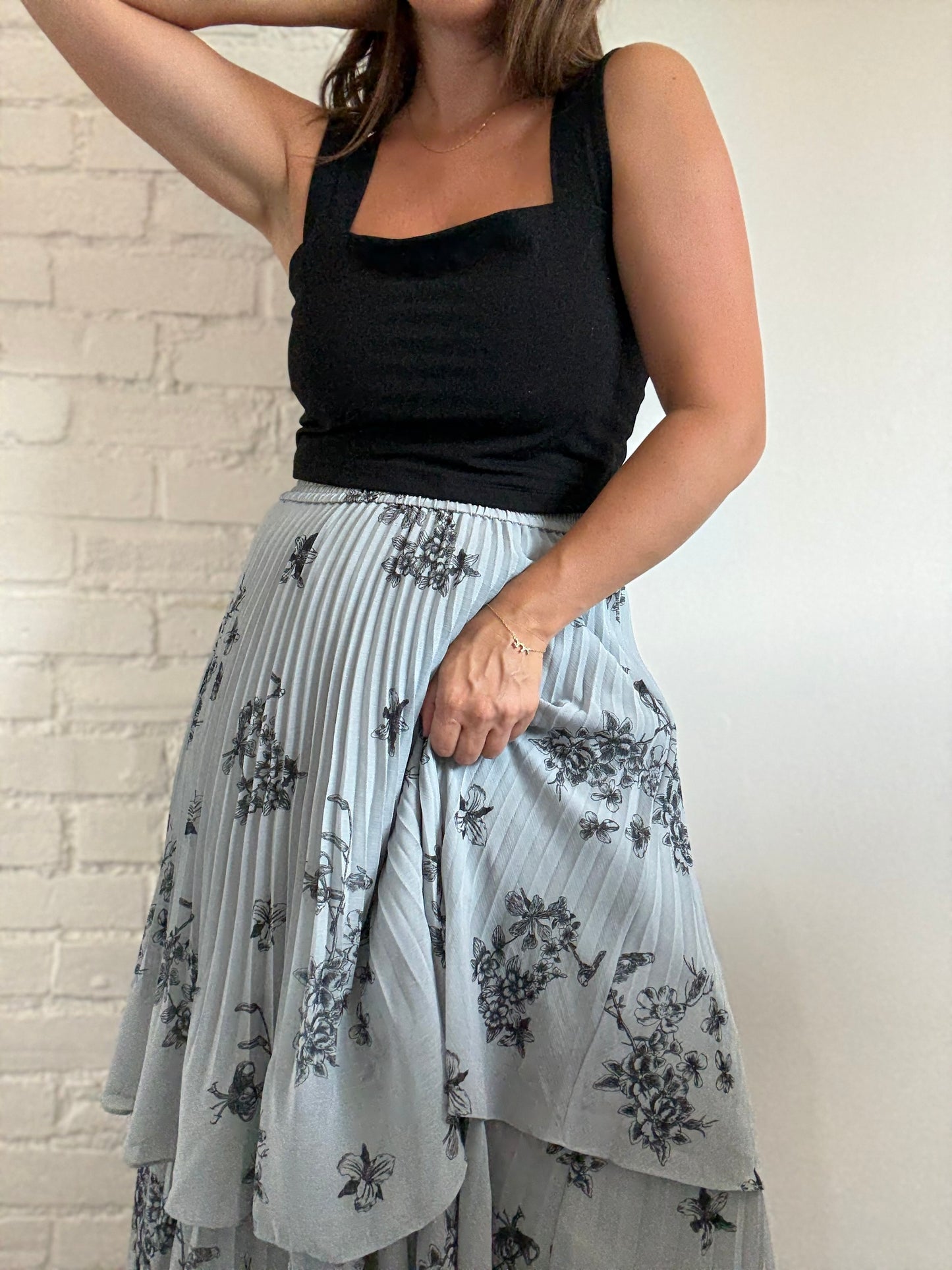 Club Monaco Pleated Skirt - Size S