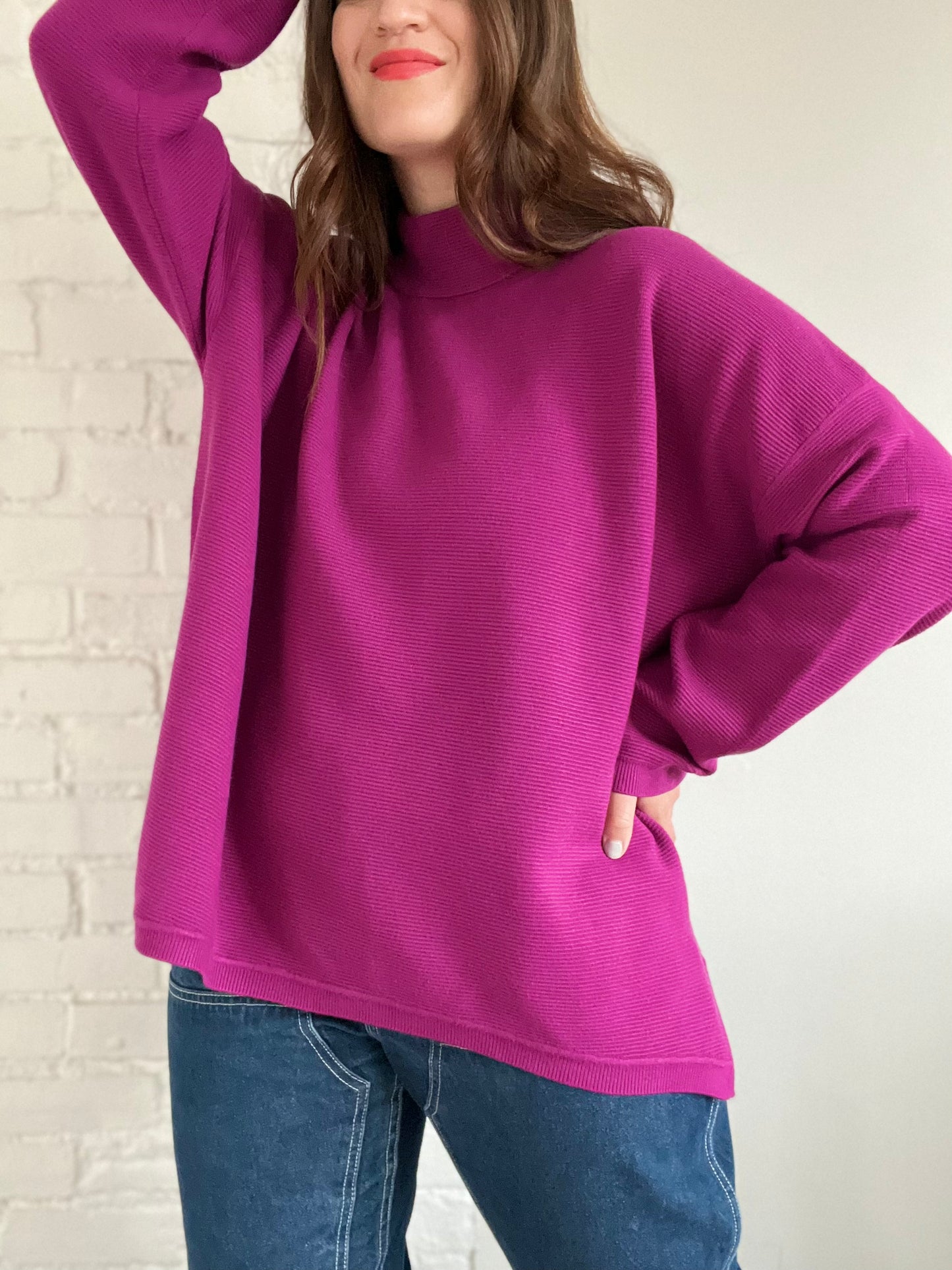 Ottoman High Low Tunic Sweater - Size XXL