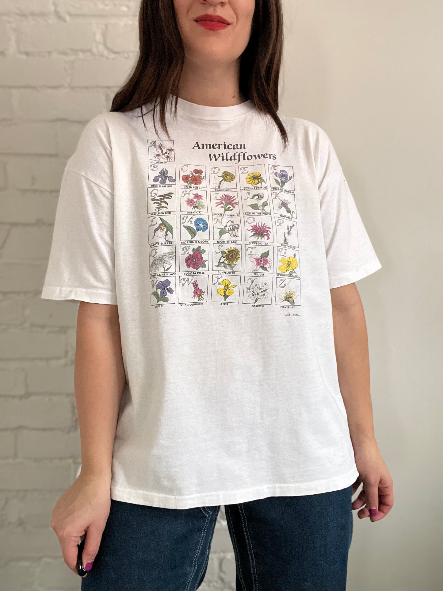 American Wildflowers Alphabet Chart - Size XL