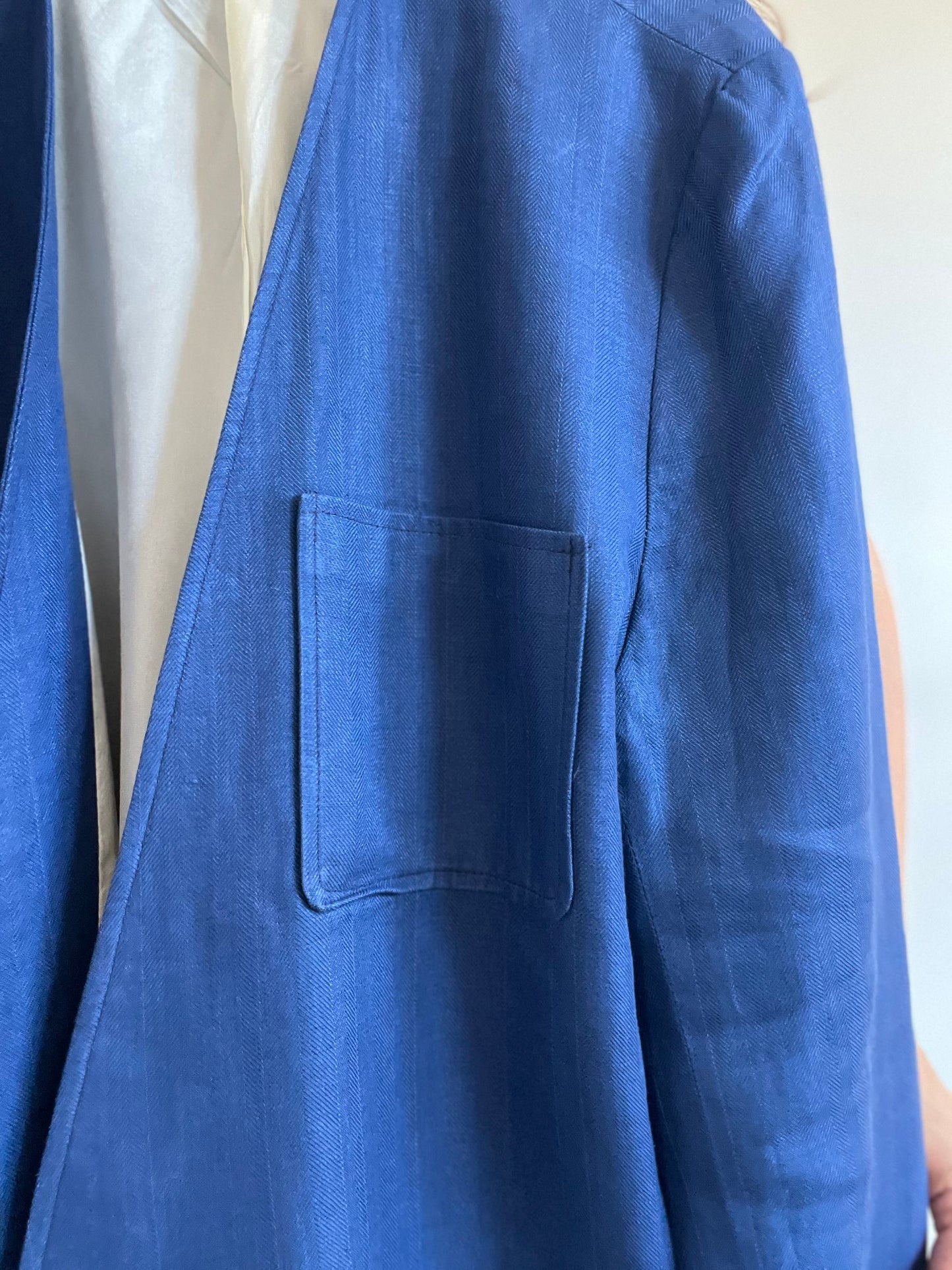 Royal Blue Pocket Blazer - XL