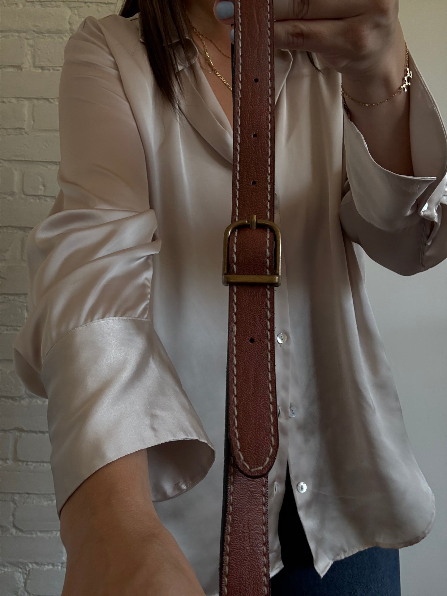 Camera Crossbody Faux Leather Purse