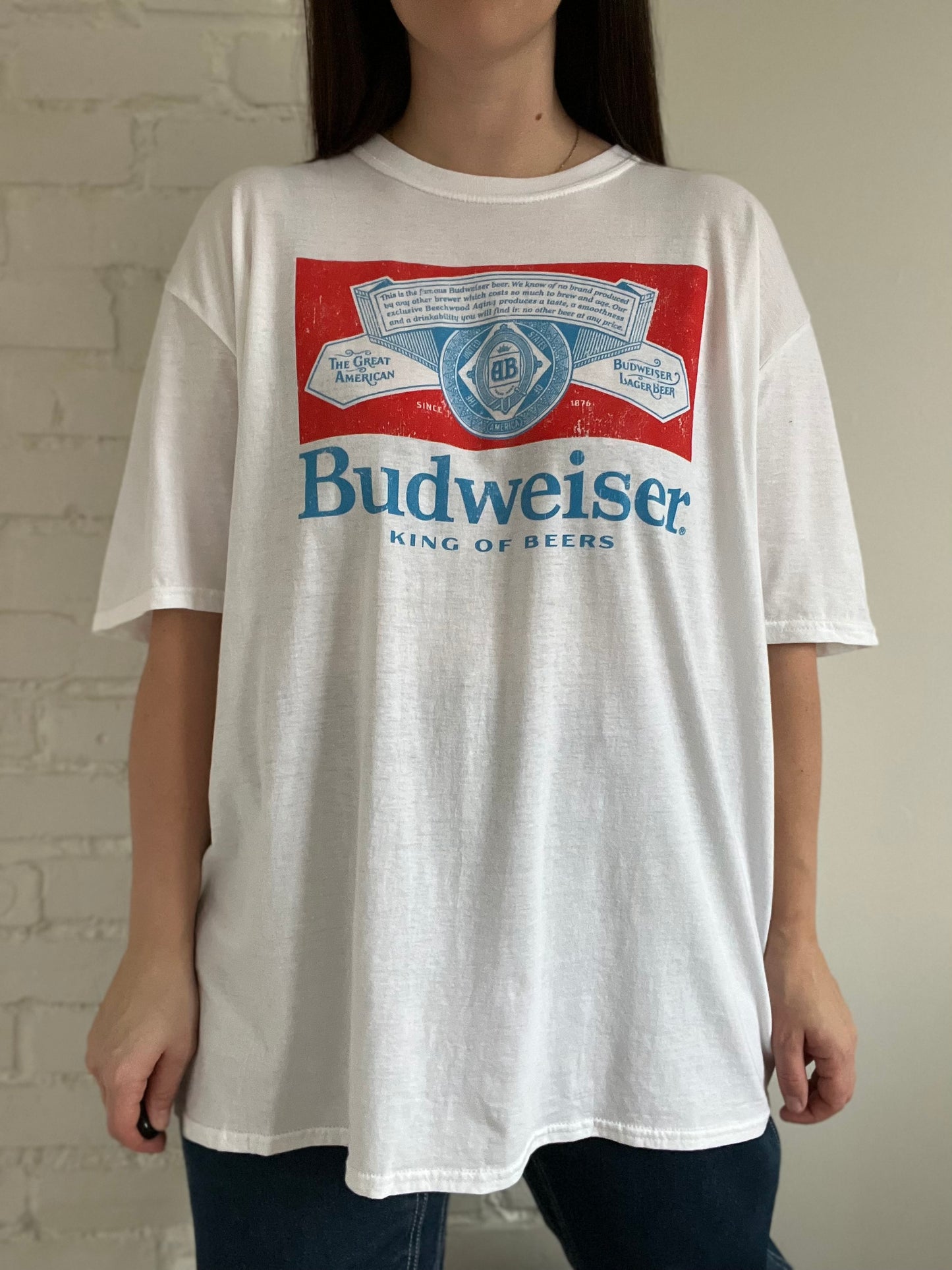 Oversized Budweiser T-Shirt - Size XL