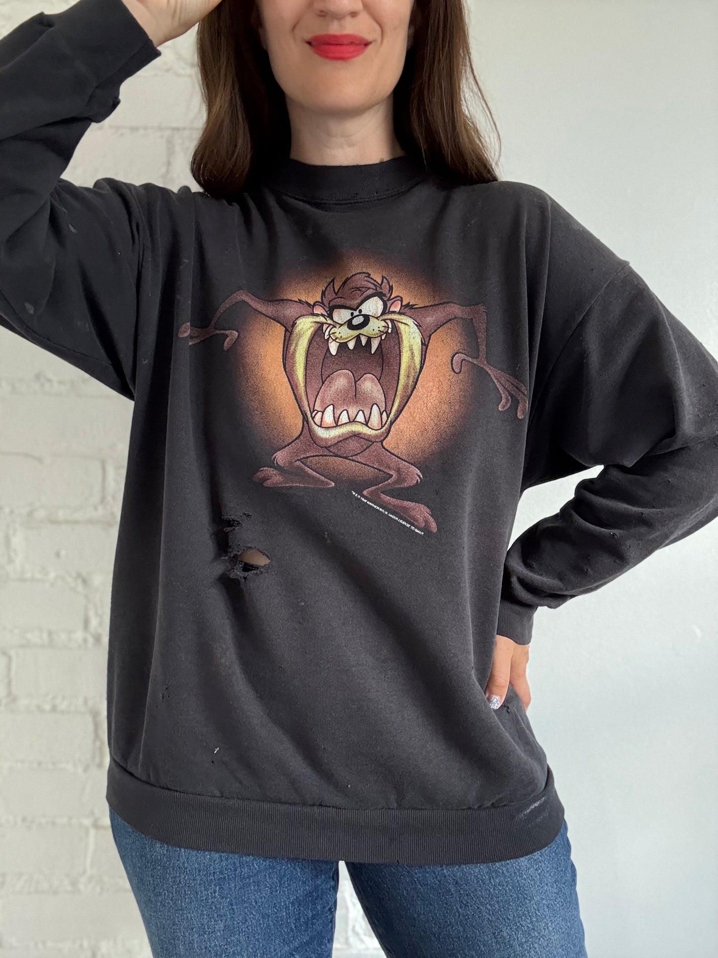 1992 Tasmanian Devil Crewneck - Size L/XL