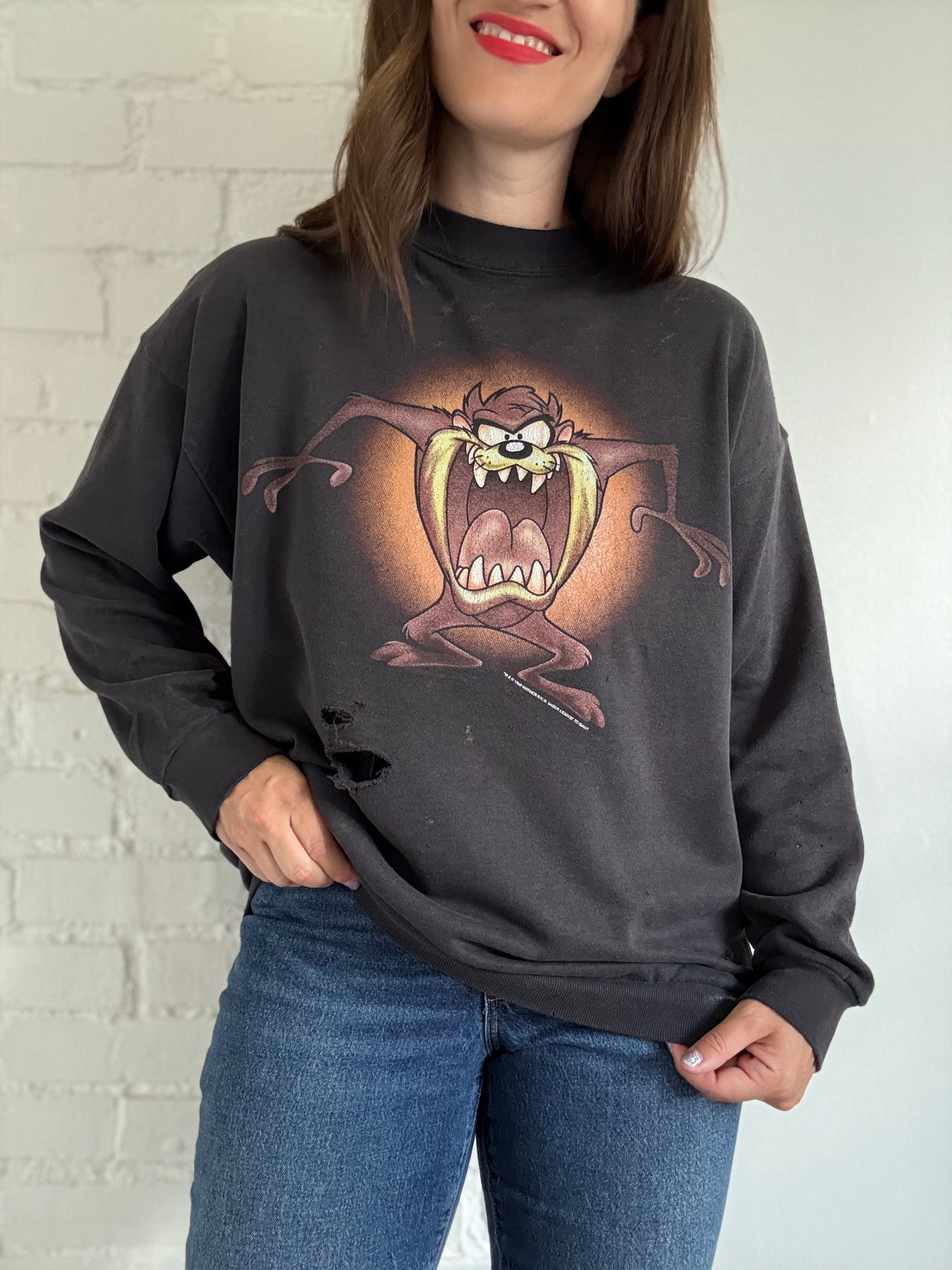 1992 Tasmanian Devil Crewneck - Size L/XL