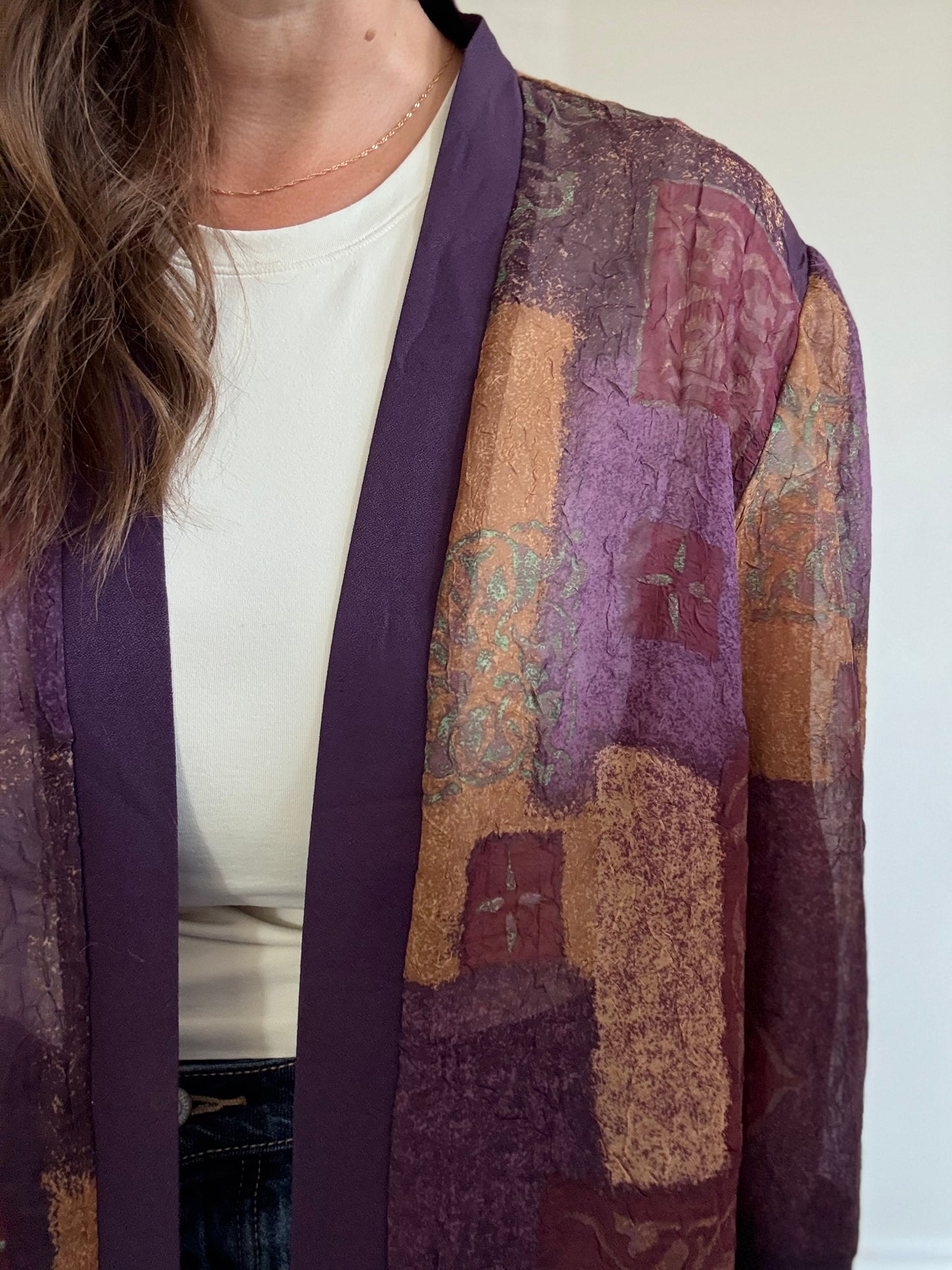 Sheer Duster Cardigan - Size L/XL