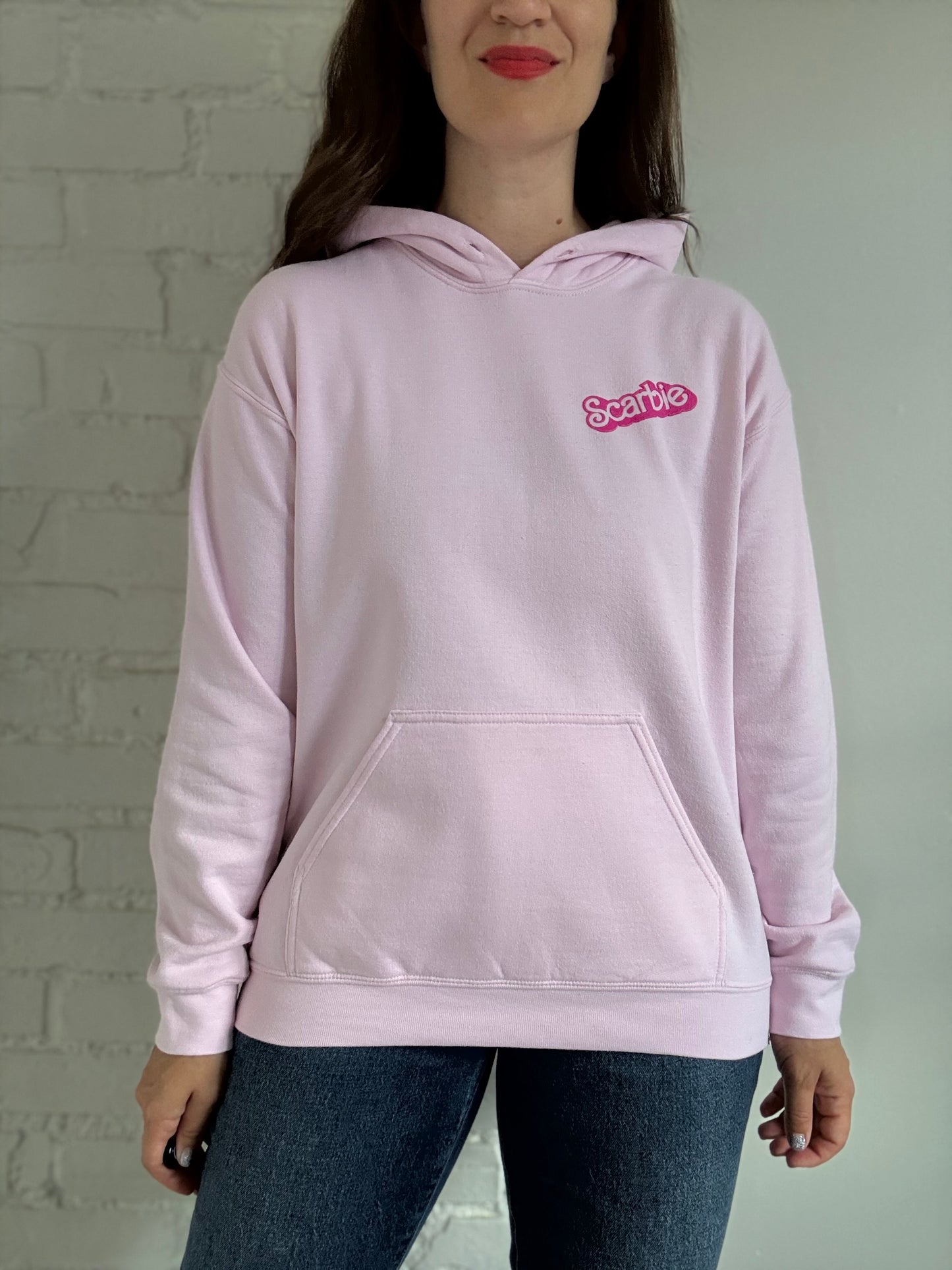 Scarbie Pink Hoodie - Size M