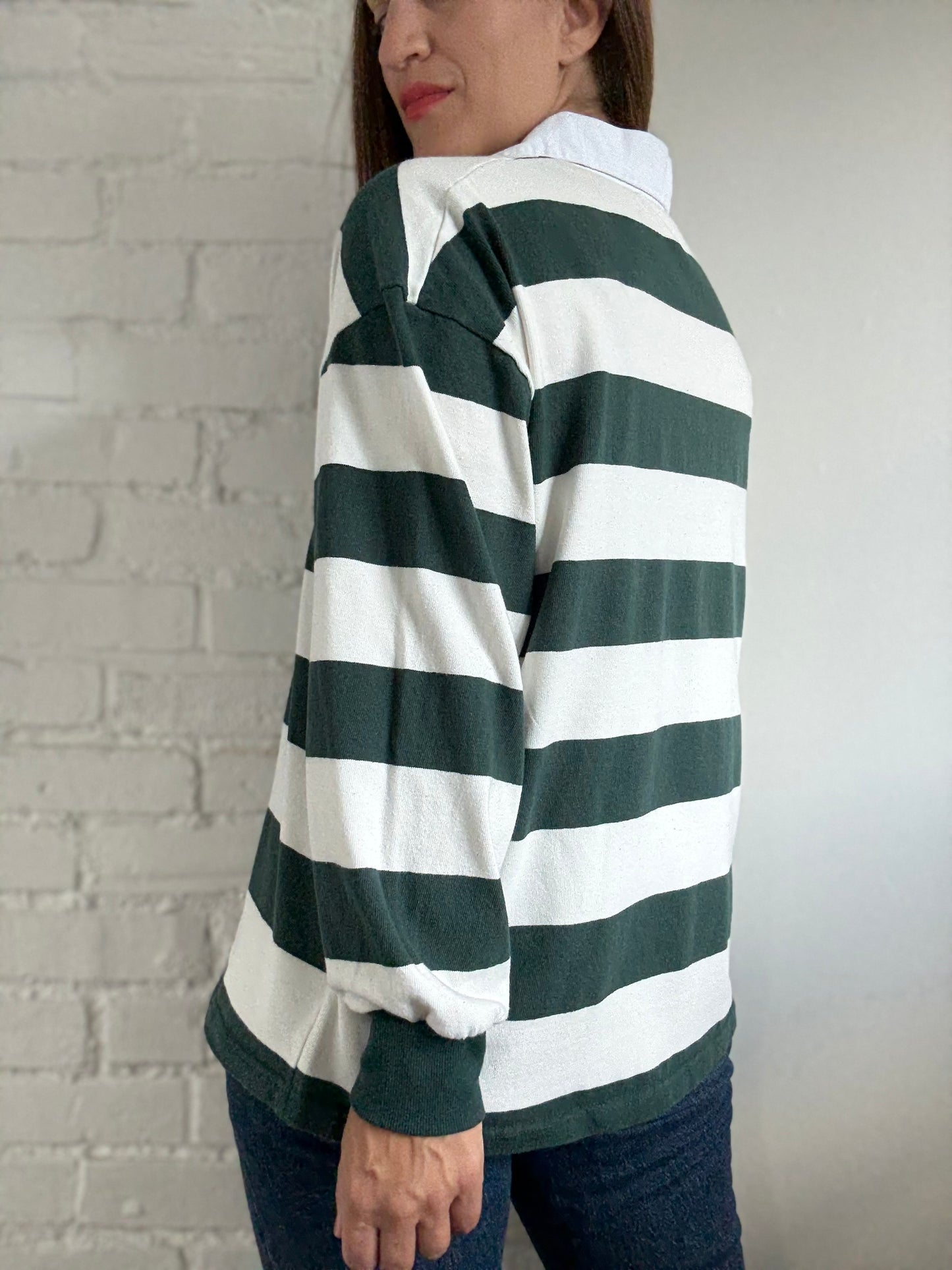 Oak + Fort Rugby Shirt - Size S (Oversized)