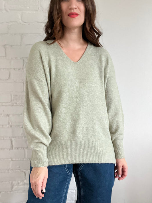 Sage Fine-Knit Jumper - Size M