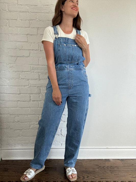 Sunday Best Utility Denim Overalls - Size M
