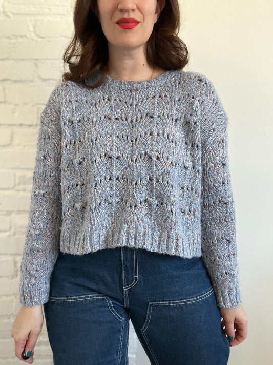 Lavender Pointelle Knit - S