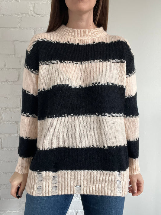 Acne Studios Striped Knit Sweater - Sz. L