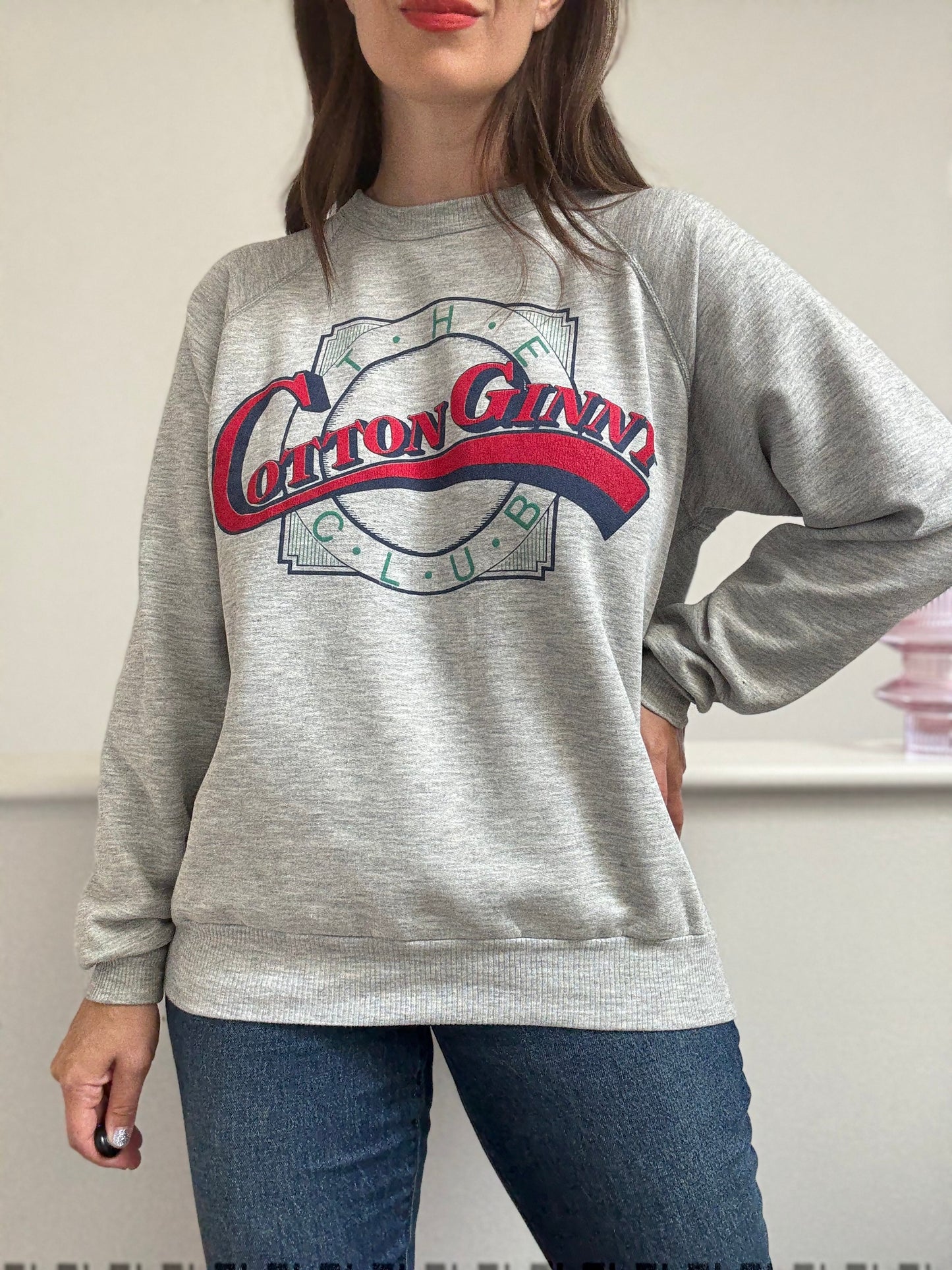 90s Cotton Ginny Graphic Sweater - Size L
