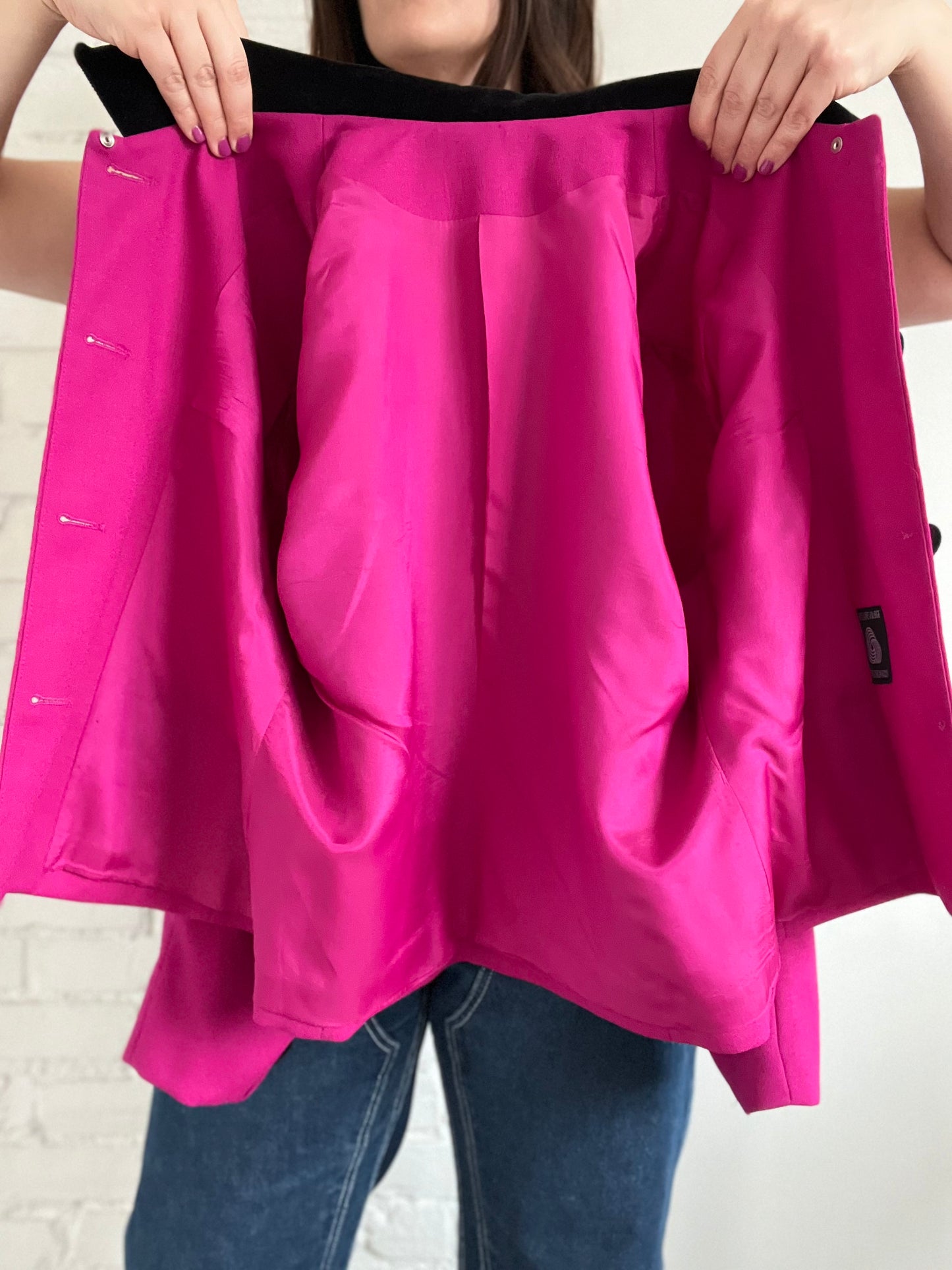 Hot Pink & Velvet Lady Jacket - Size M