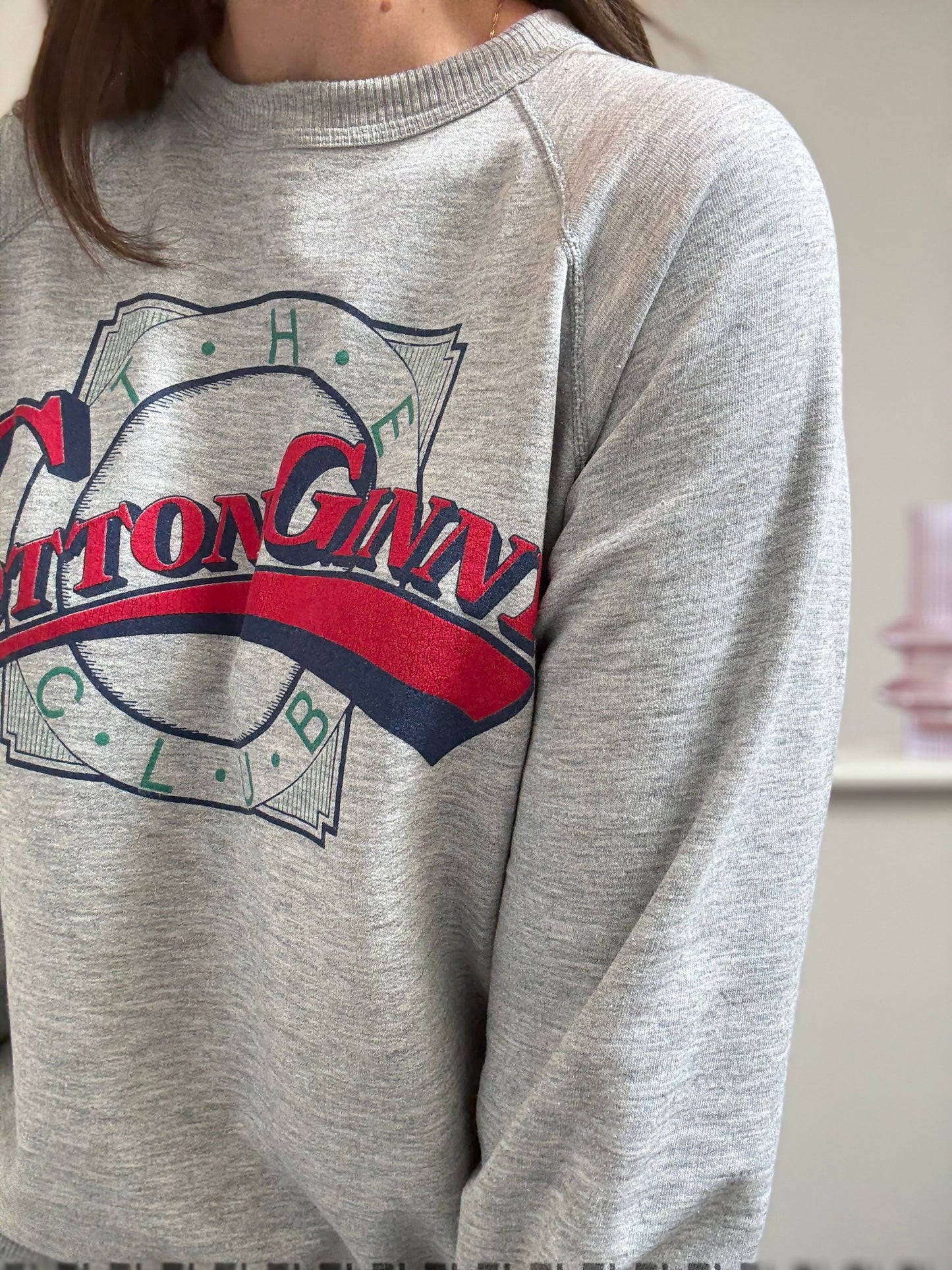 90s Cotton Ginny Graphic Sweater - Size L