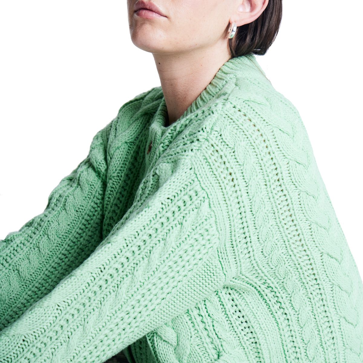 Ichi Ihalisia Knit Cardigan - Size M (oversized)