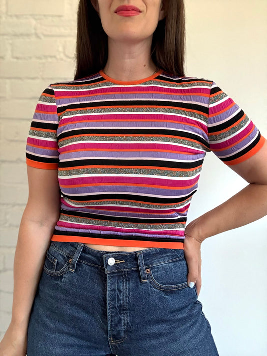 Bazar de Christian Lacroix Striped Tshirt - Size XS/S