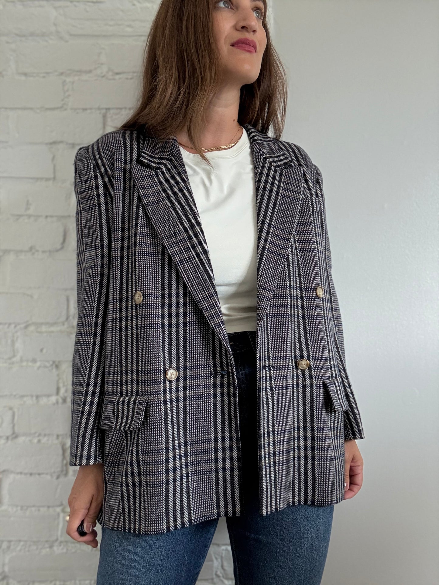 Henry White Dublin Wool Blazer - Size L