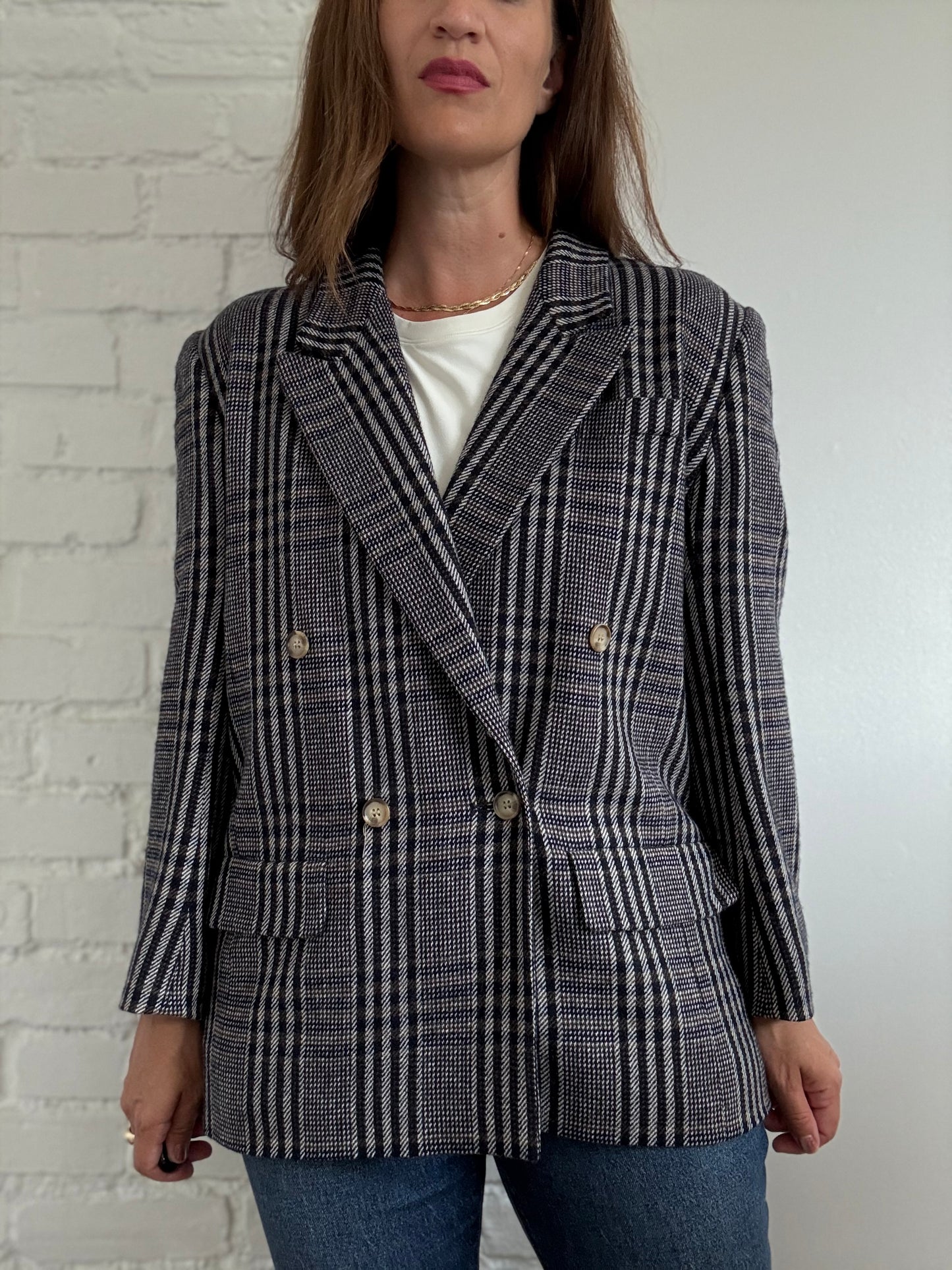 Henry White Dublin Wool Blazer - Size L