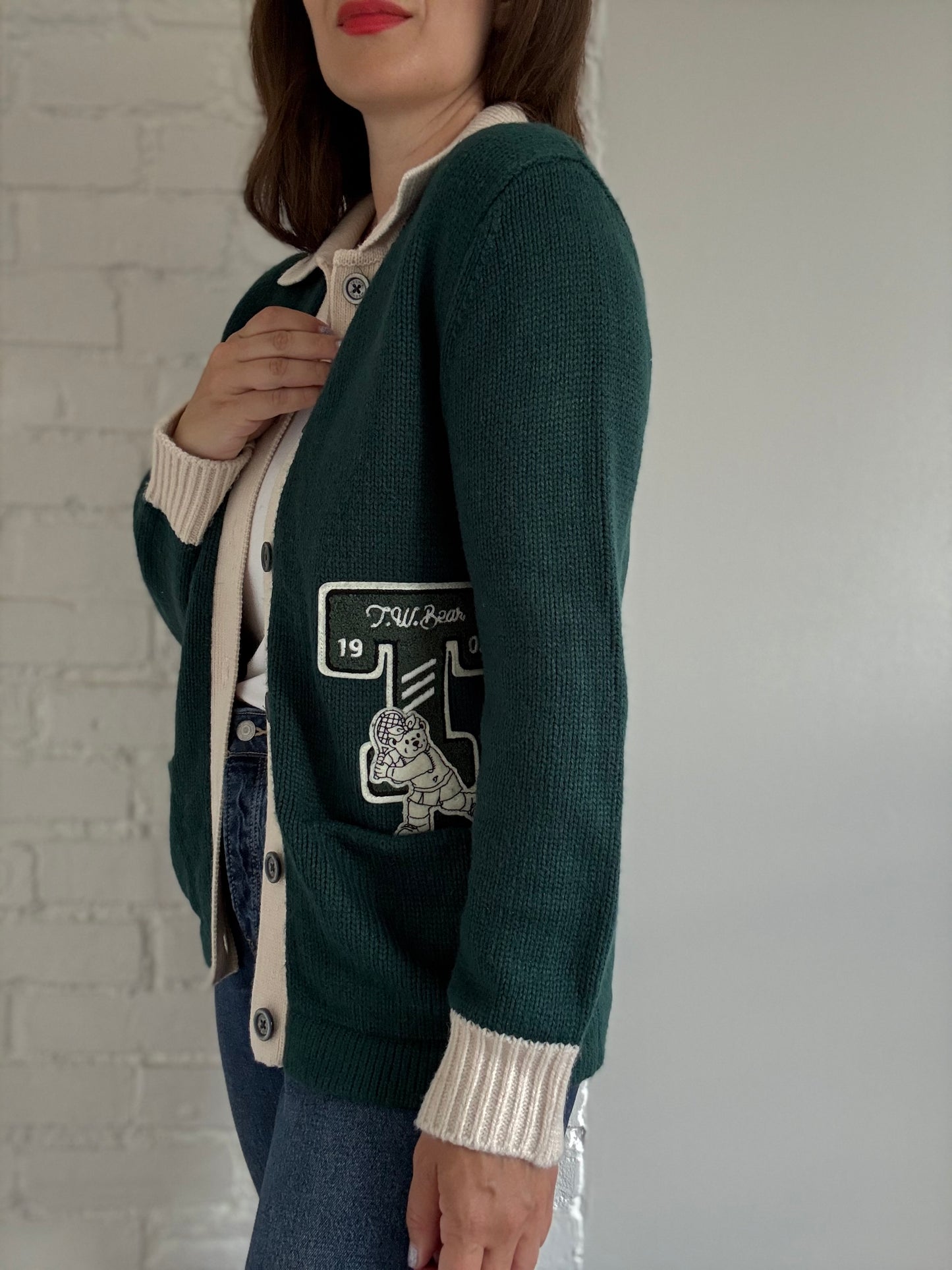 Teenie Weenie Tennis Club Cardigan - Size M/L