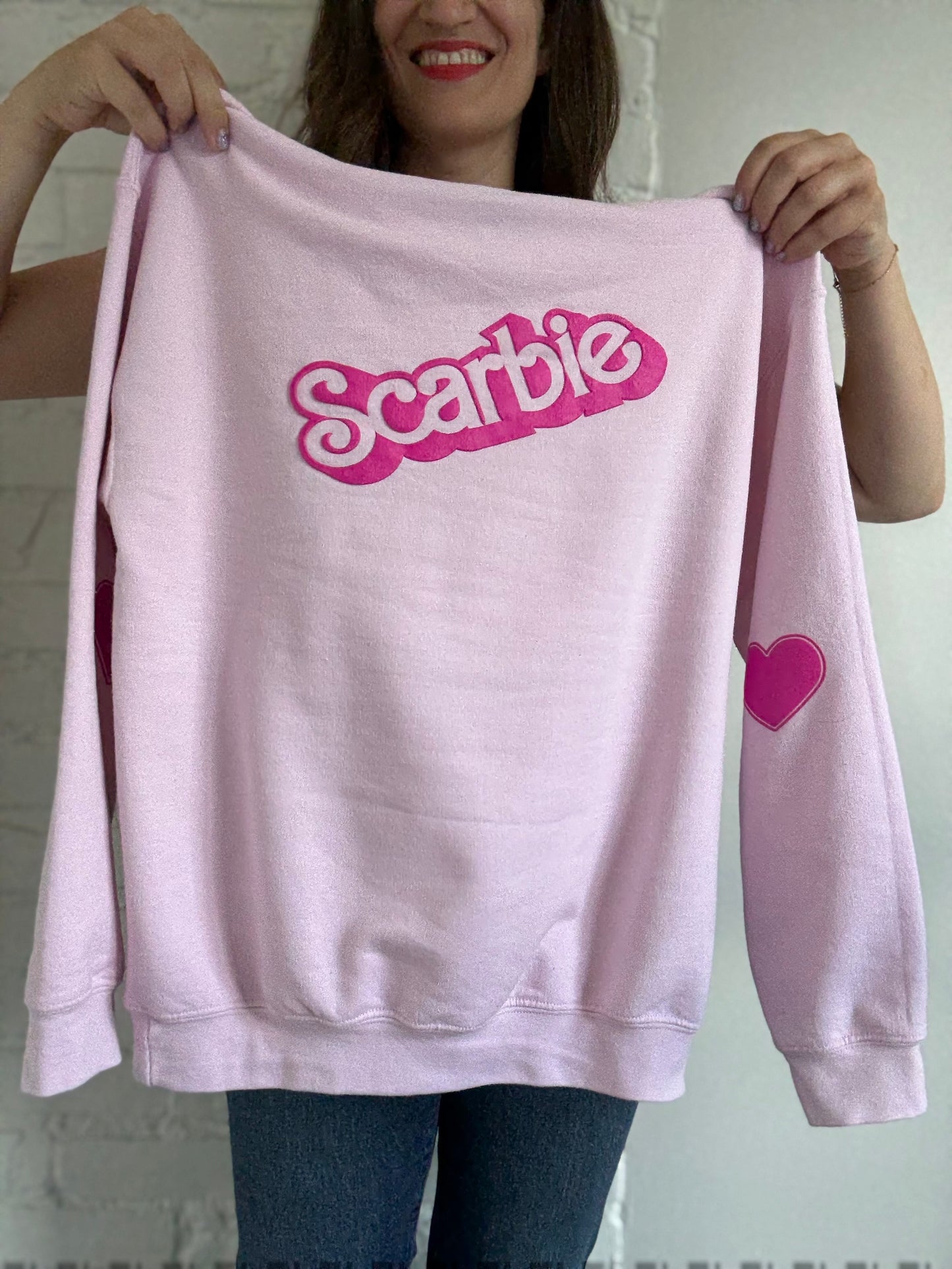 Scarbie Pink Hoodie - Size M