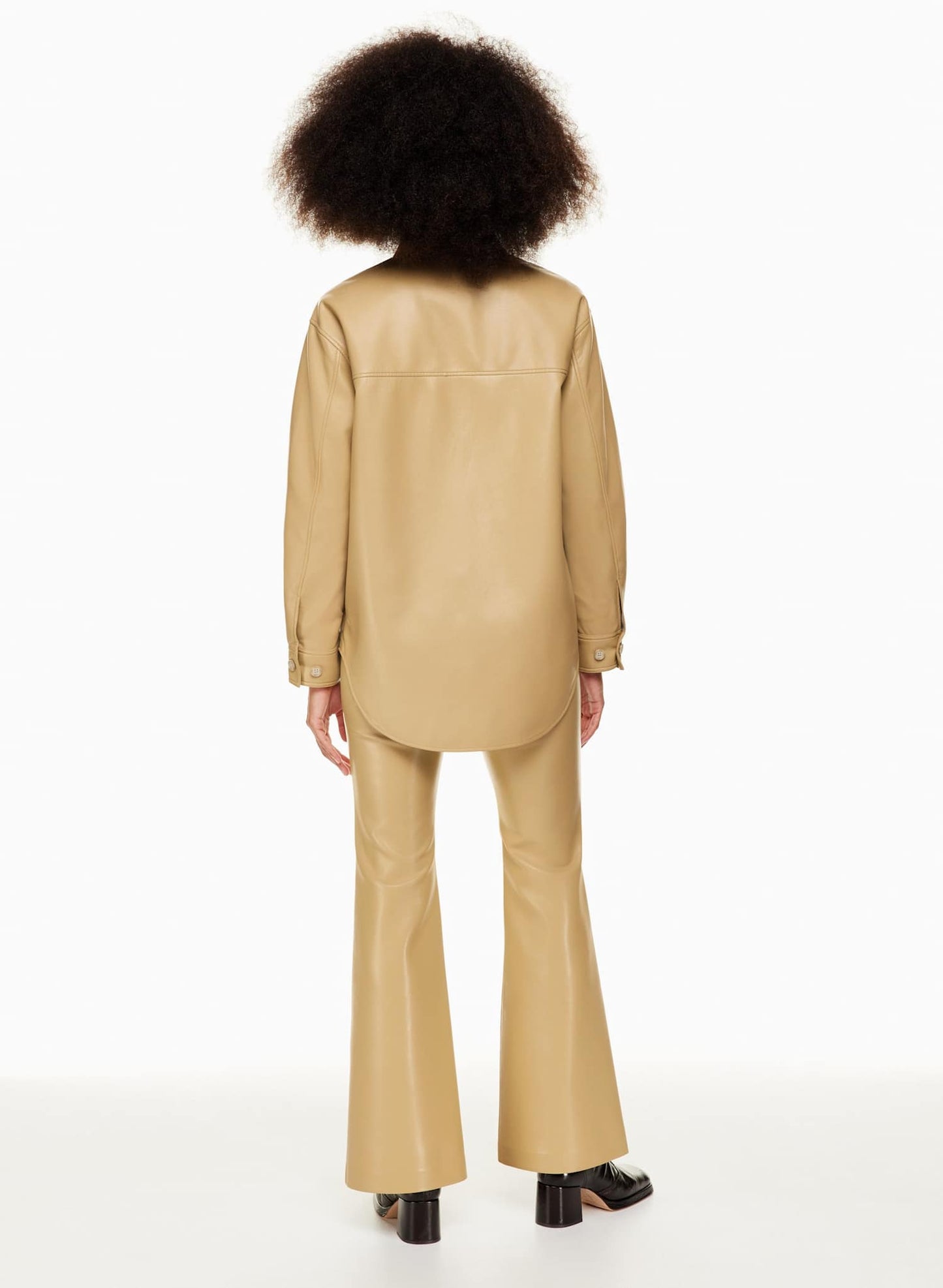 Wilfred Ganna Vegan Leather Shirt - Sz. L