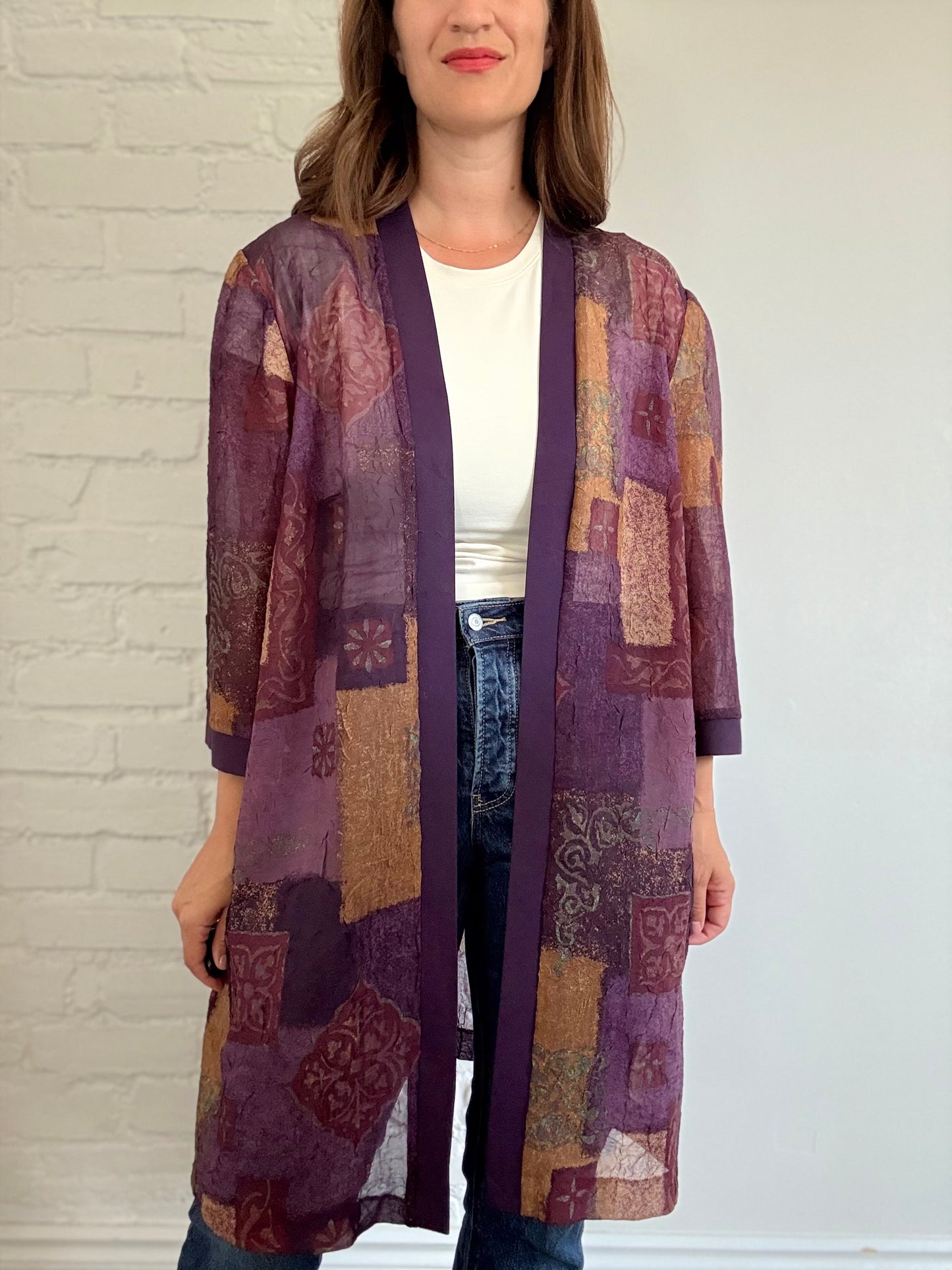 Sheer Duster Cardigan - Size L/XL