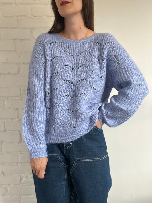 Textured Knit Sweater - Size L