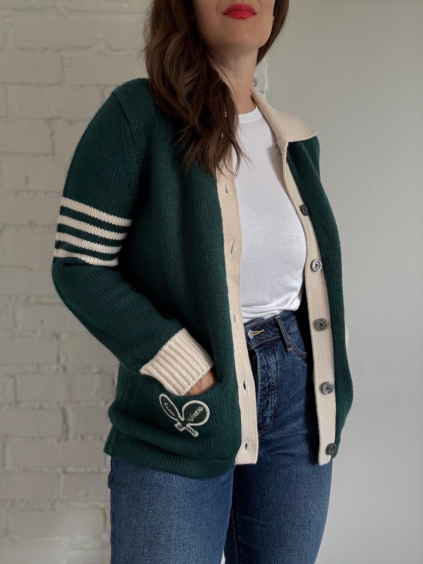 Teenie Weenie Tennis Club Cardigan - Size M/L
