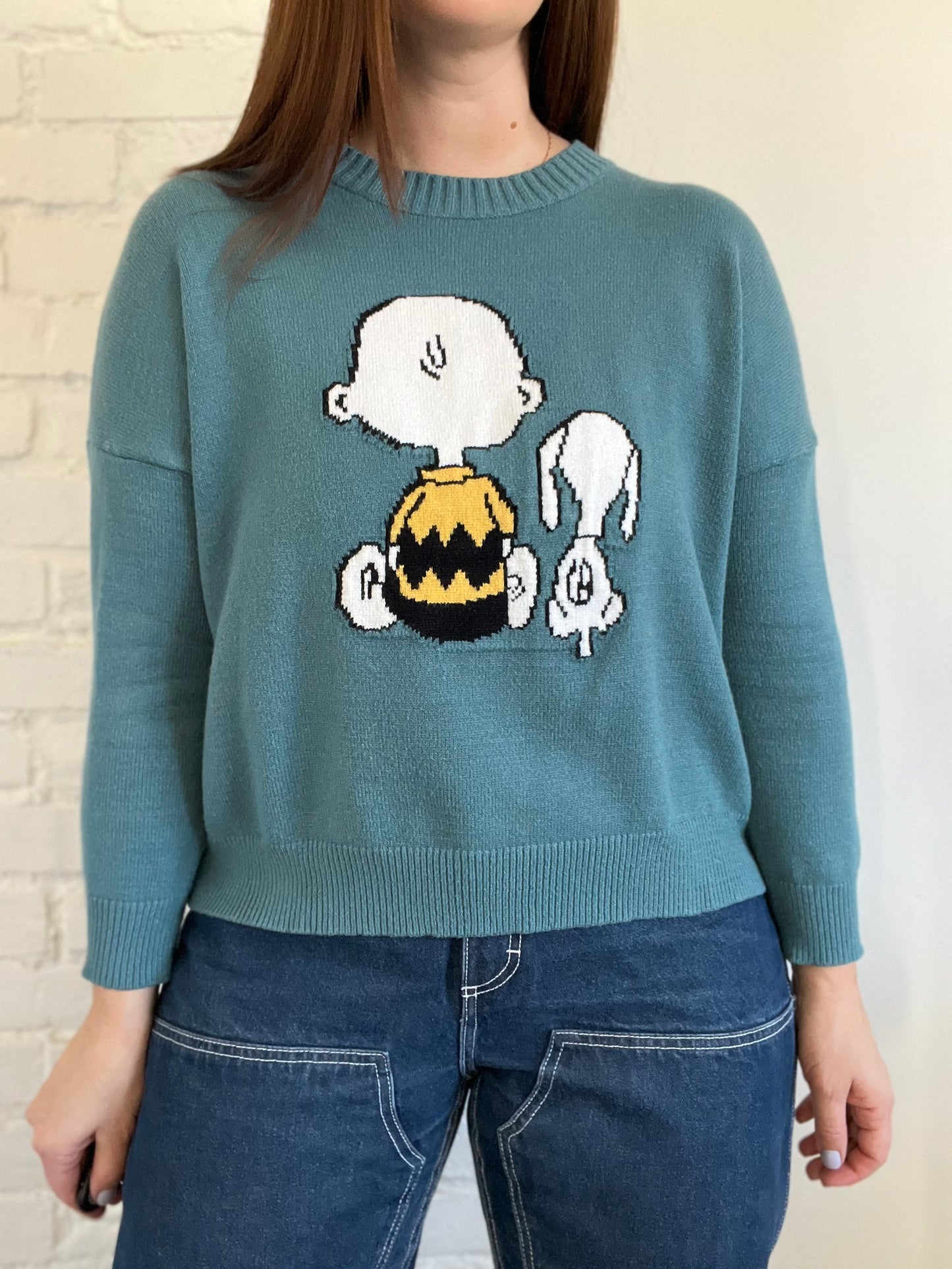 Charlie Brown & Snoopy Sweater - Size M