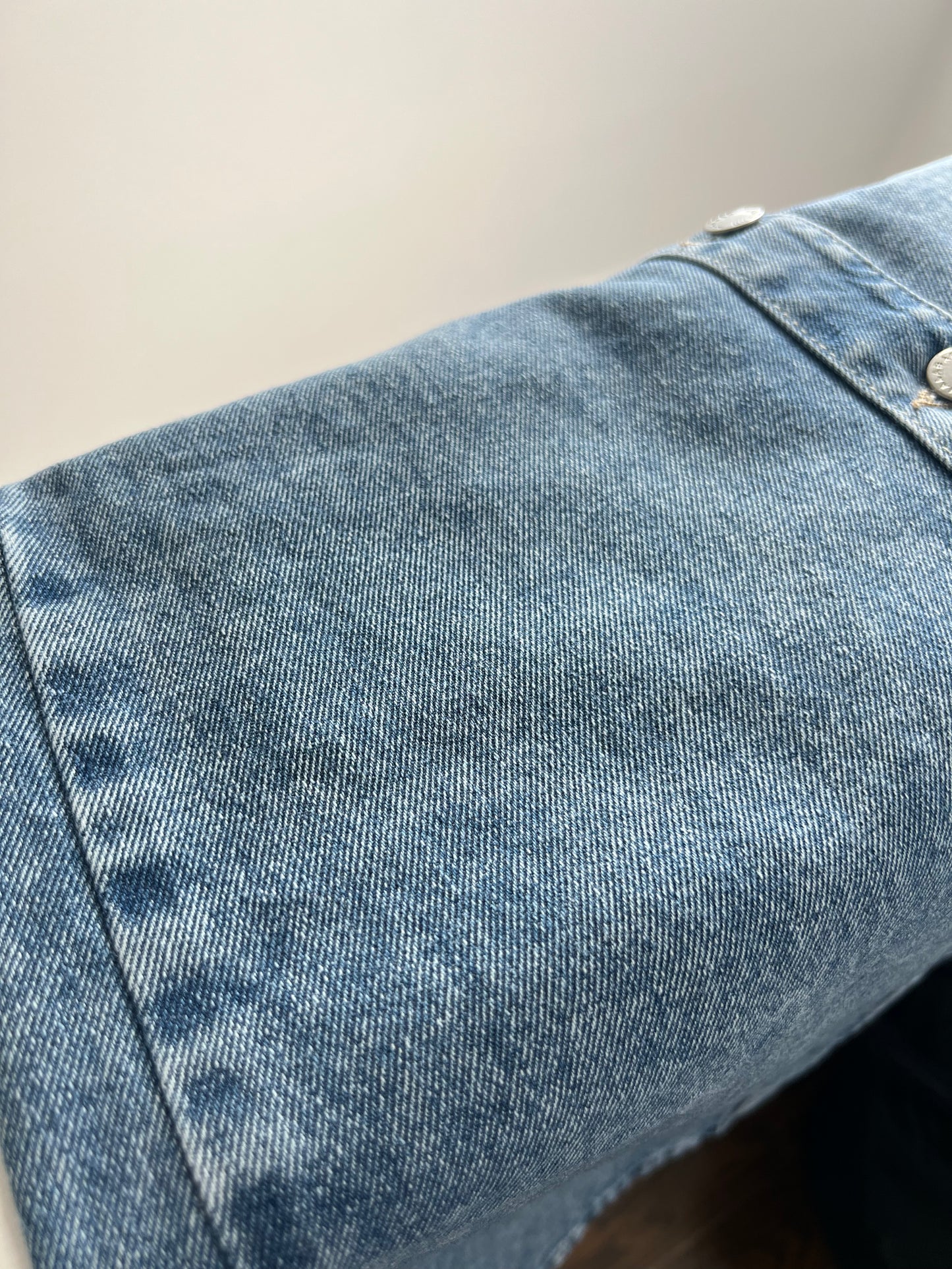 Denim Midi Skirt - S