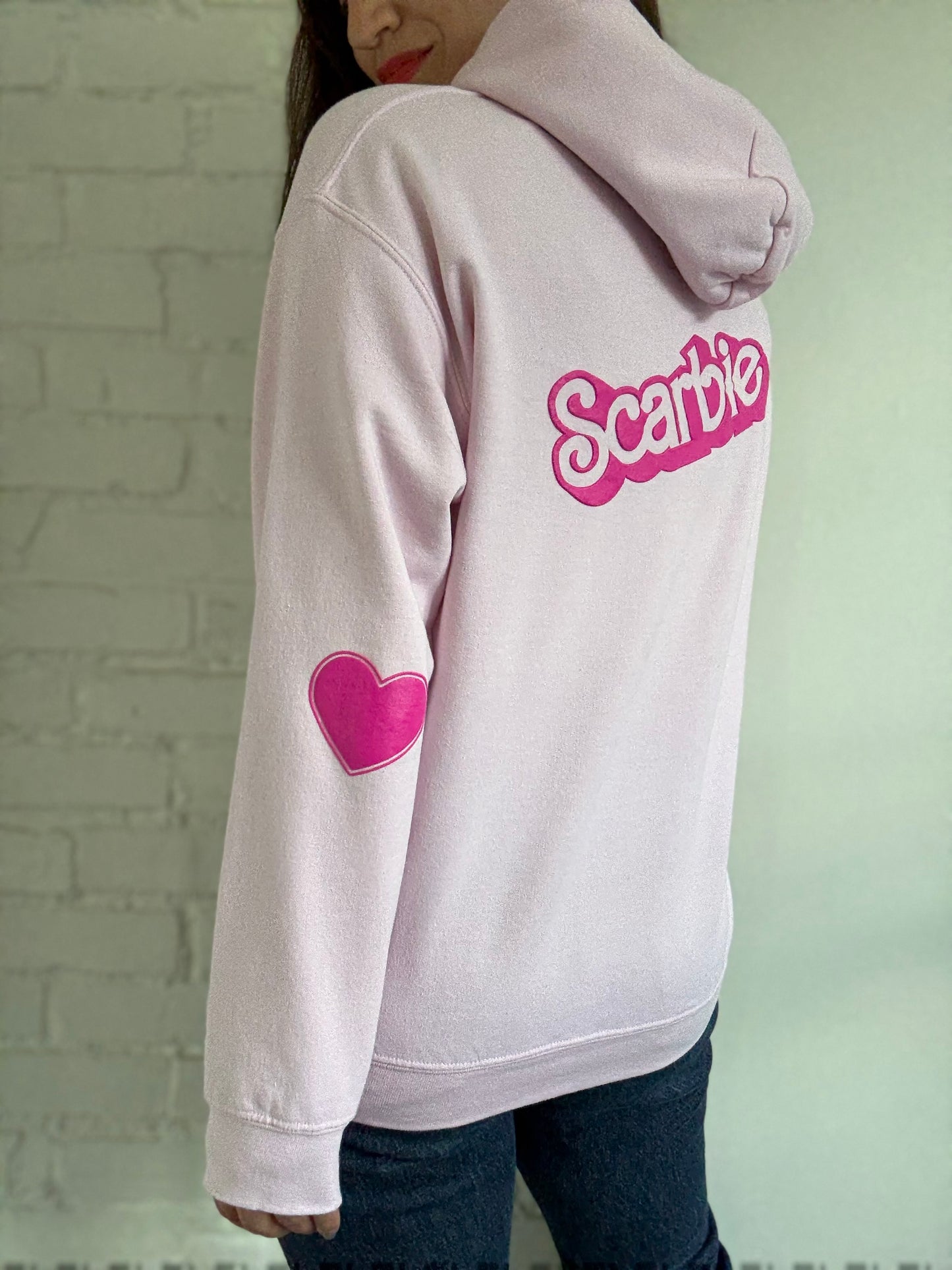 Scarbie Pink Hoodie - Size M