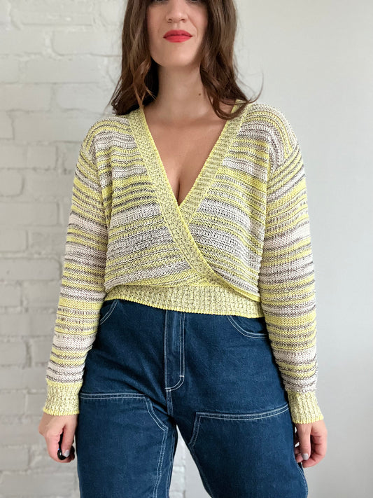 ASTR Crossover Knit Sweater - Size S