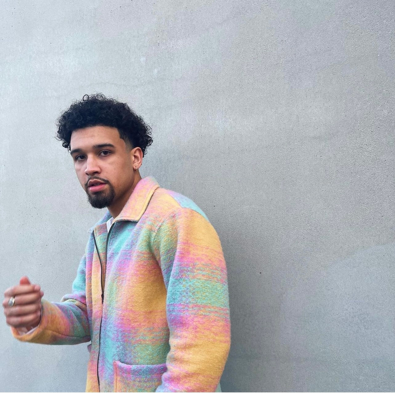 Rainbow Wool Jacket - M/L