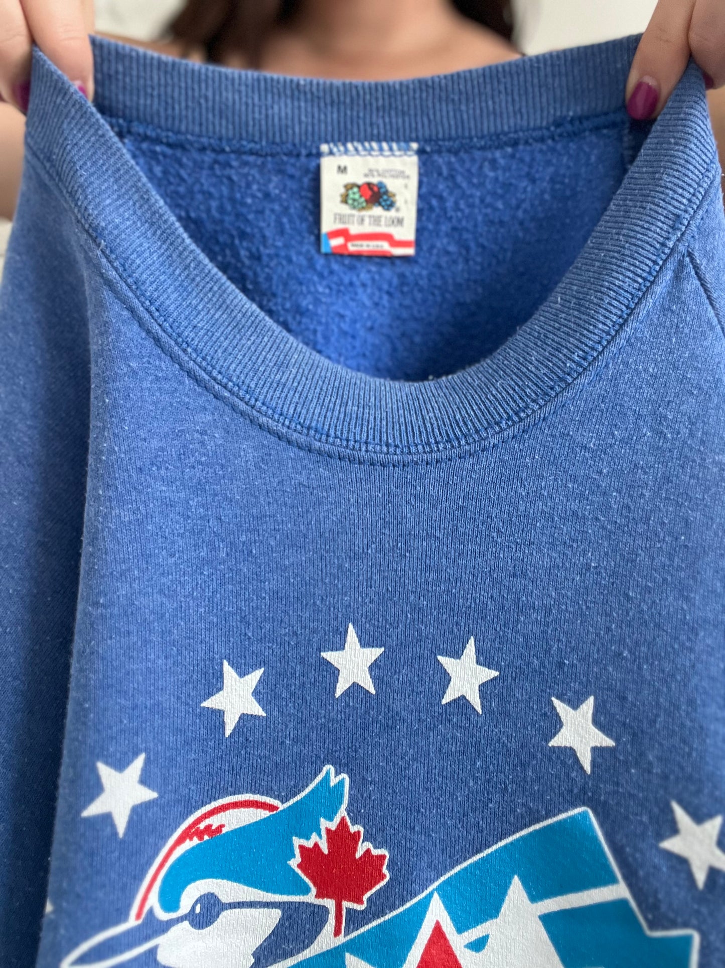 1990 Toronto Blue Jays Crewneck - Size S/M