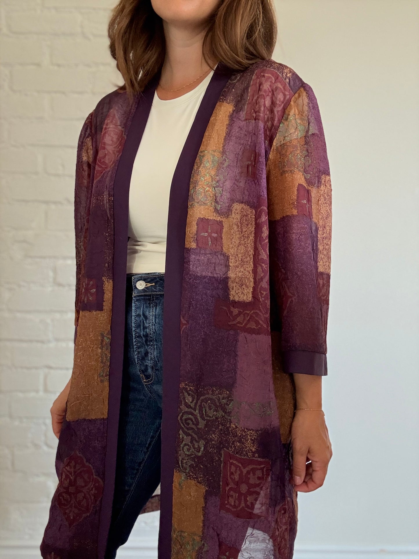 Sheer Duster Cardigan - Size L/XL