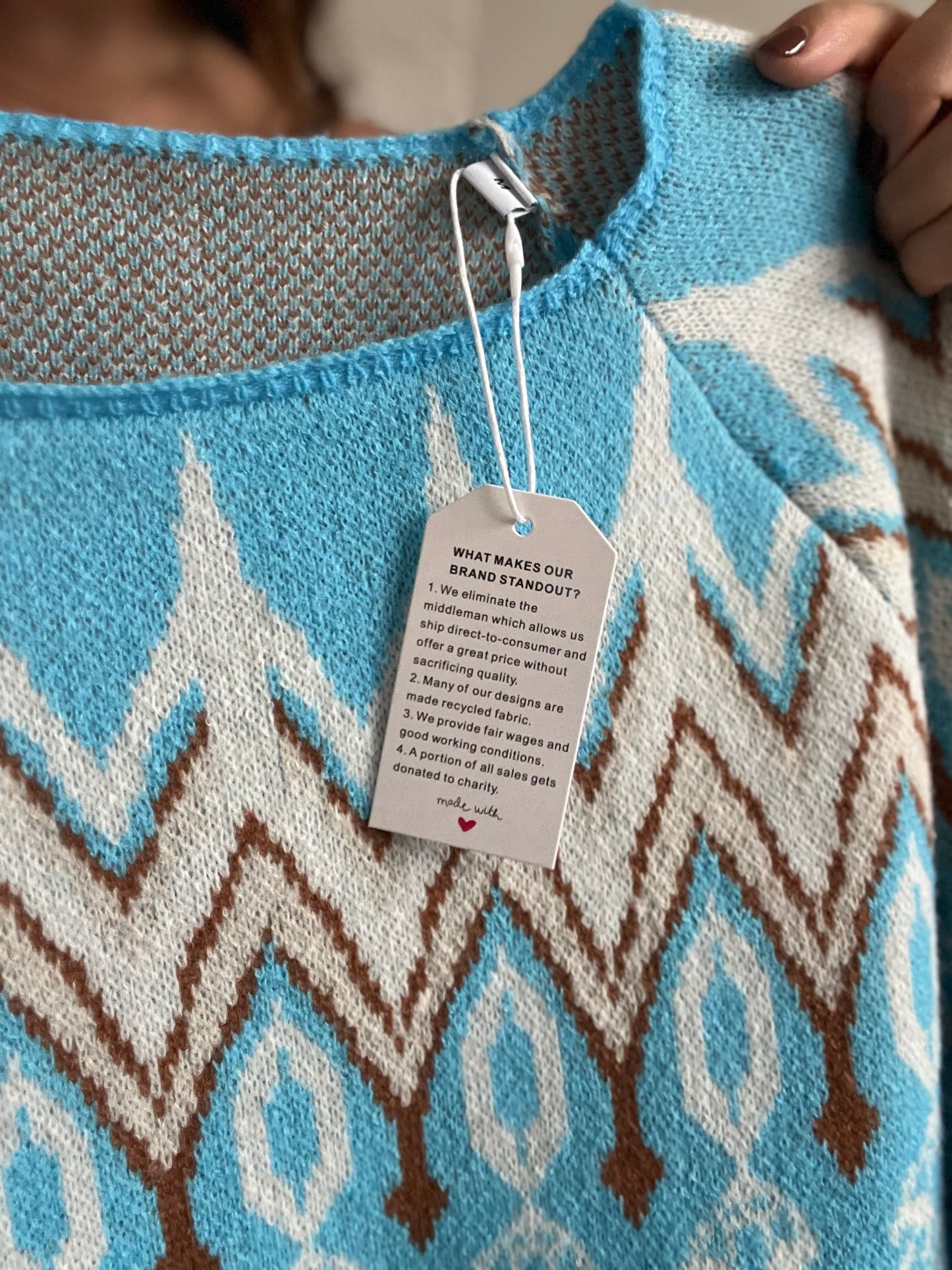 Apres Ski Nordic Sweater - M