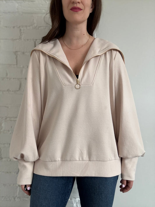 Vine Half-Zip Sweatshirt - Sz. XL