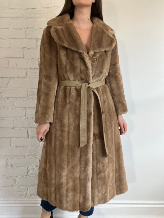 Vintage Faux Fur Jacket - S/M