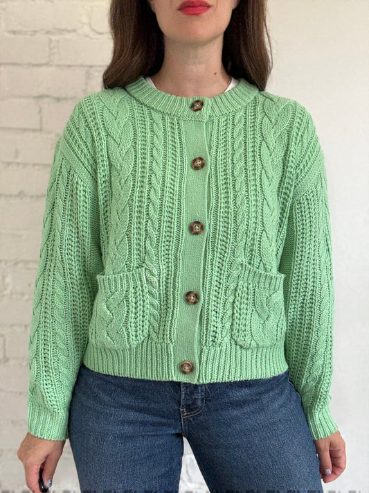 Ichi Ihalisia Knit Cardigan - Size M (oversized)