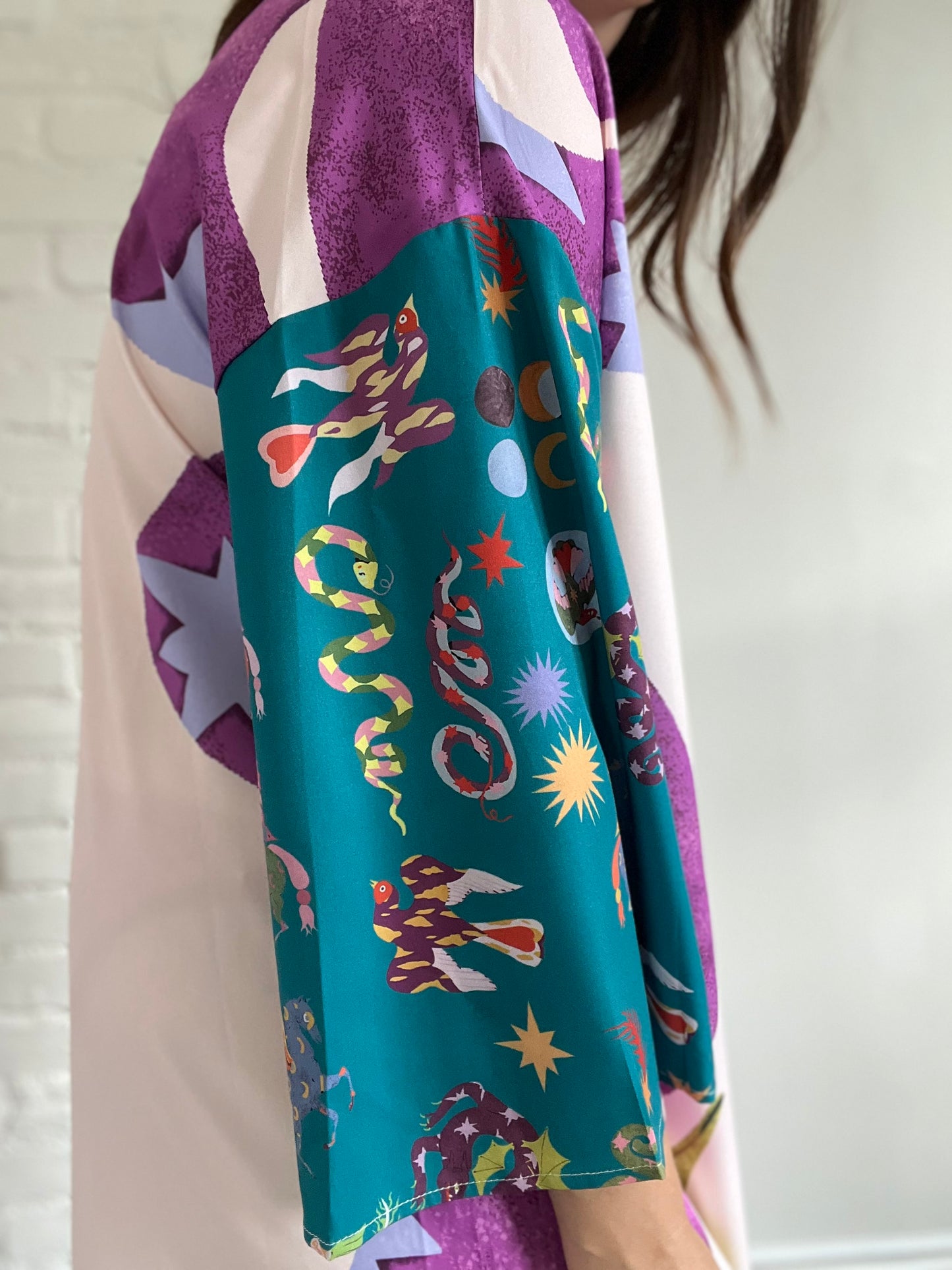 Pink Dragon Dress - Size L/XL