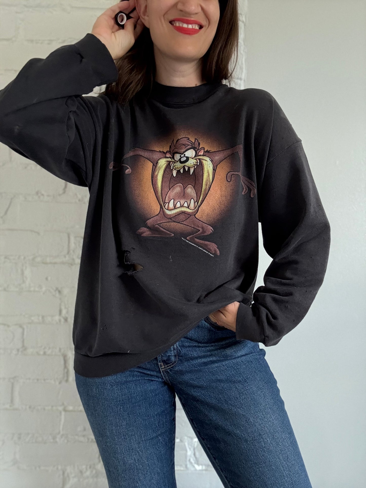 1992 Tasmanian Devil Crewneck - Size L/XL