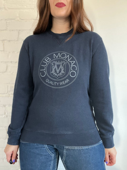 Club Monaco Heritage Crest Sweater - S